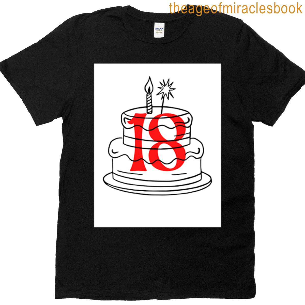18 Birthday Cake T-shirt