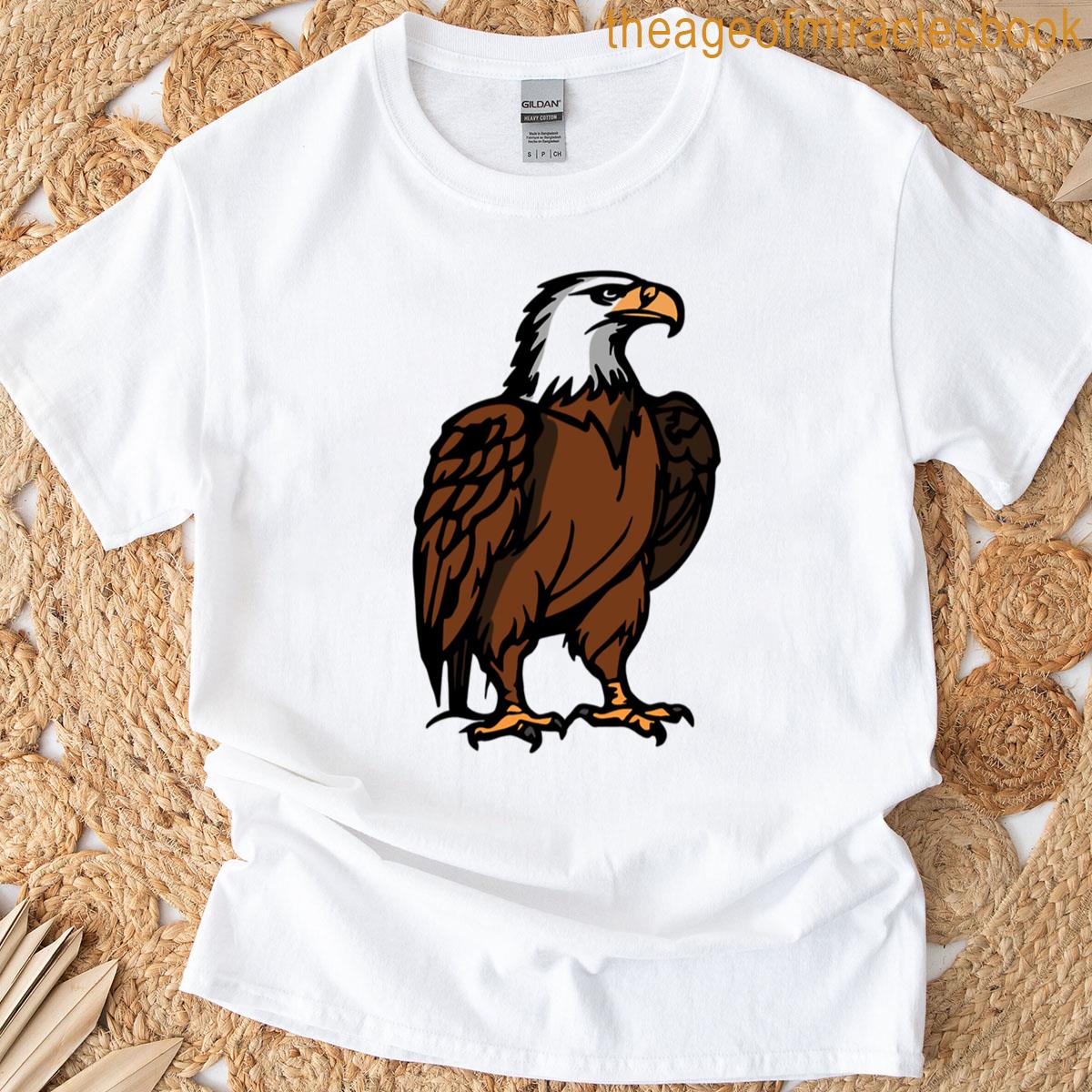 Bold Like An Eagle Americana Art T-shirt
