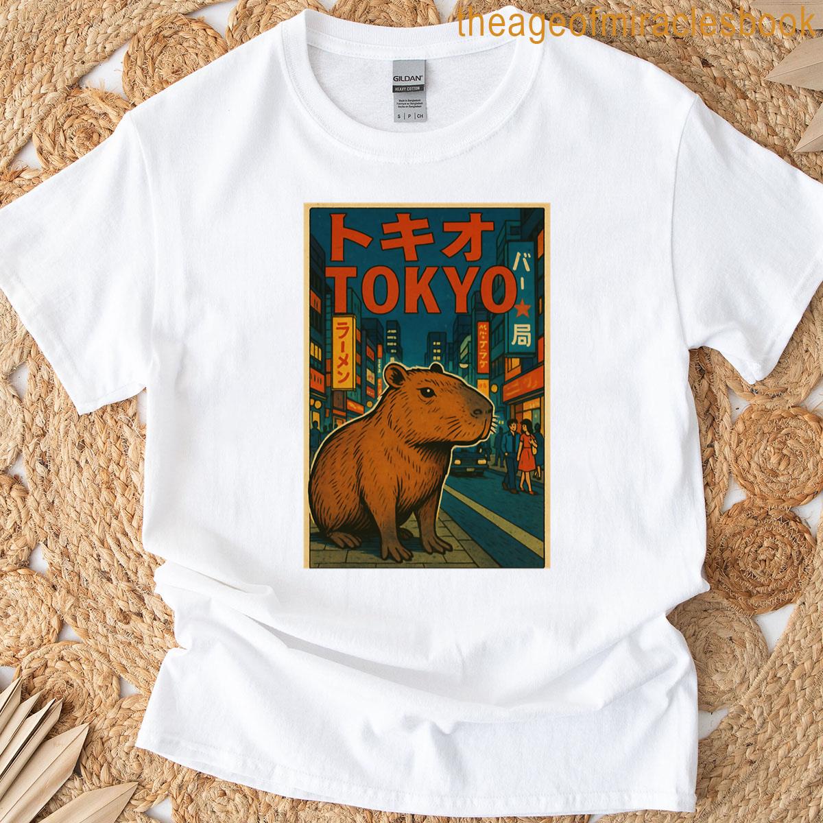 Capybara In Tokyo T-shirt