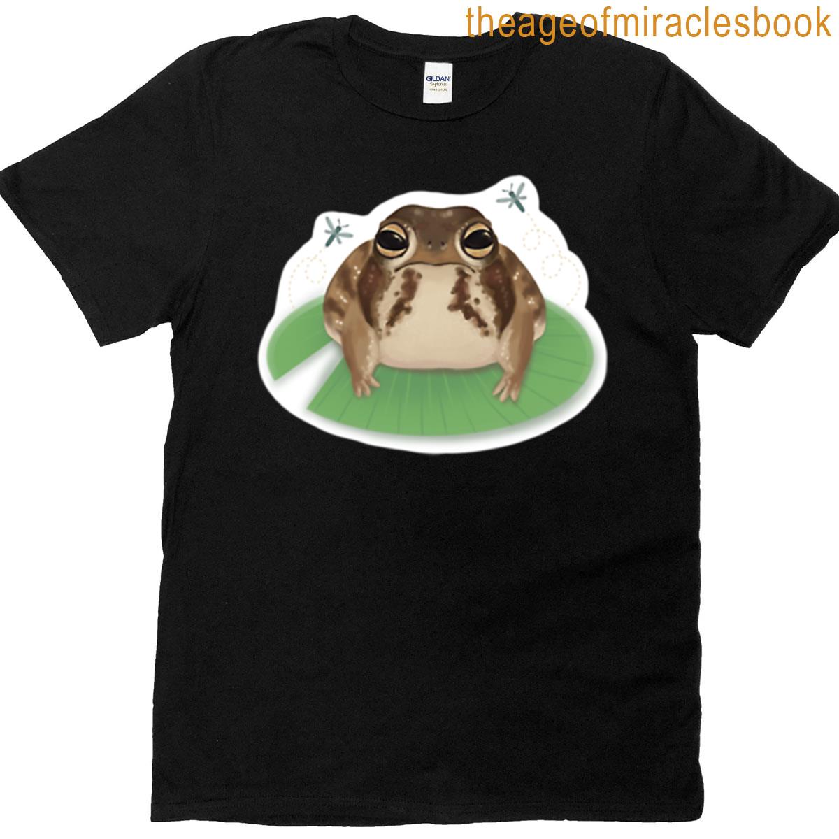 Desert Rain Frog On A Lilypad T-shirt
