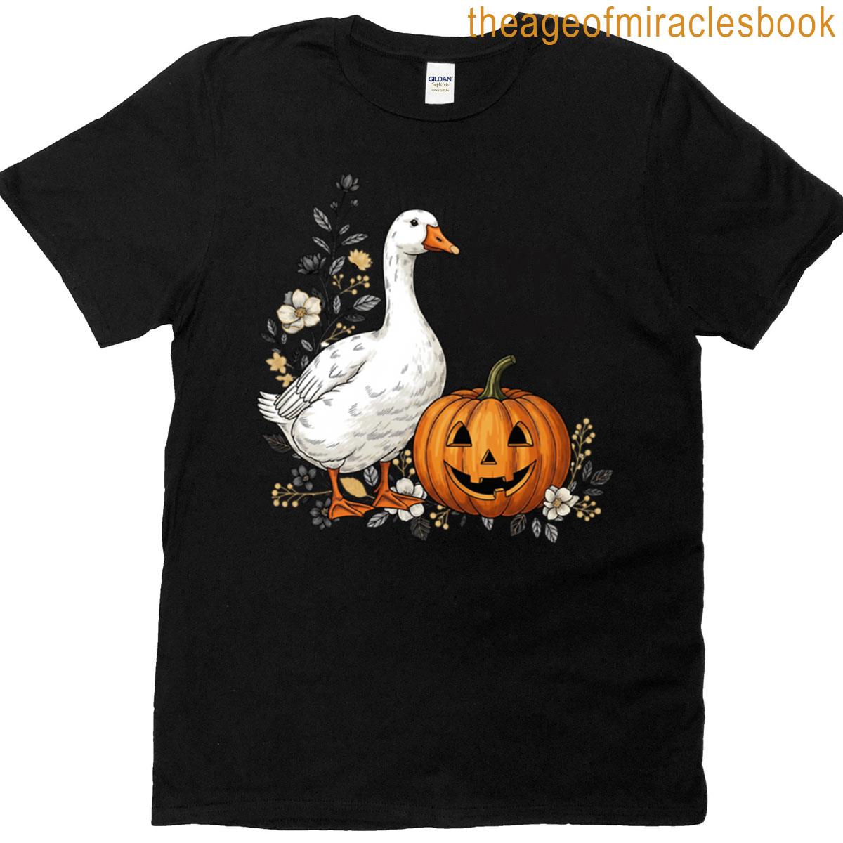 Goose Halloween Fall T-shirt