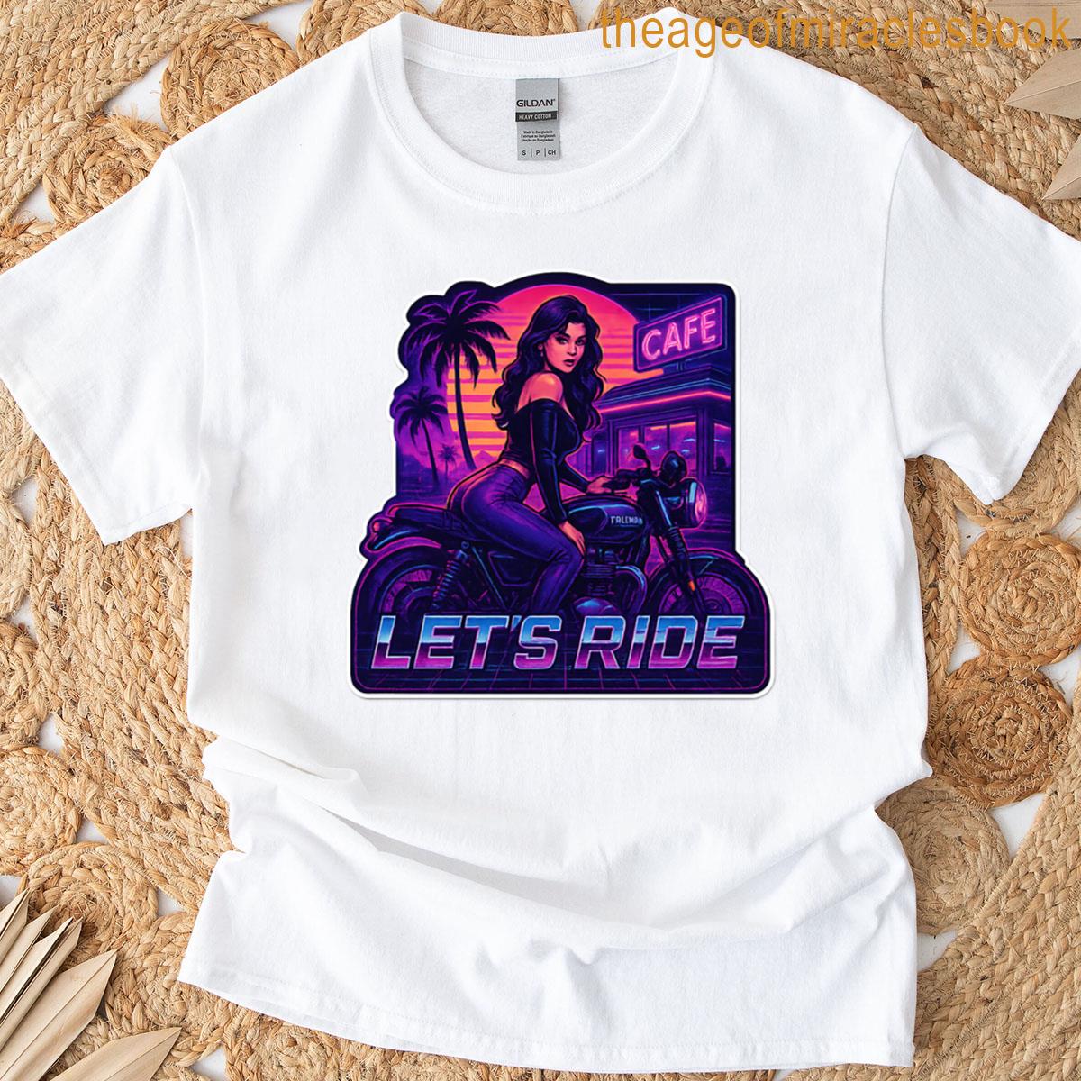 Lets Ride Retro T-shirt