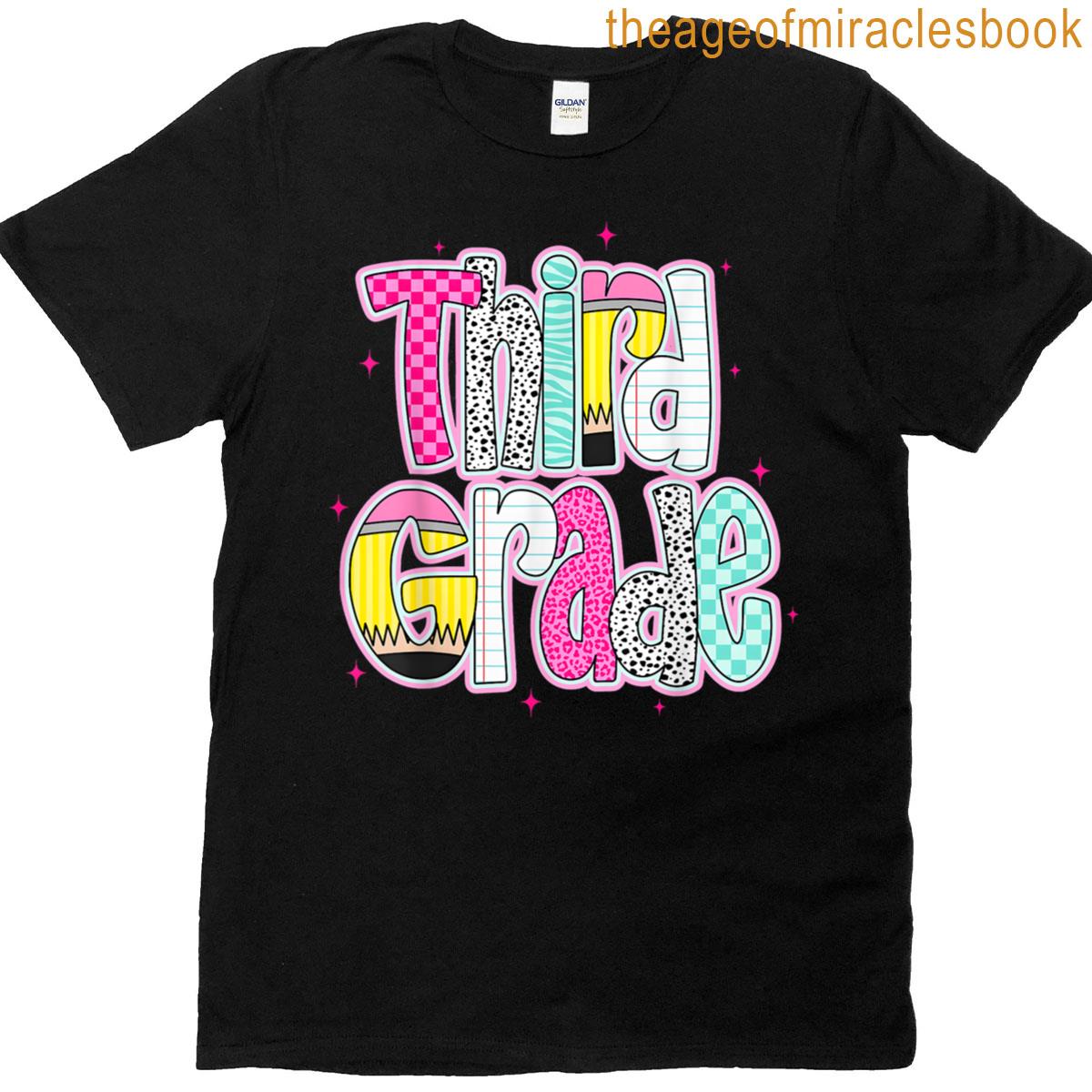 Back To School Kids 3rd Grade Third Grade T-shirt