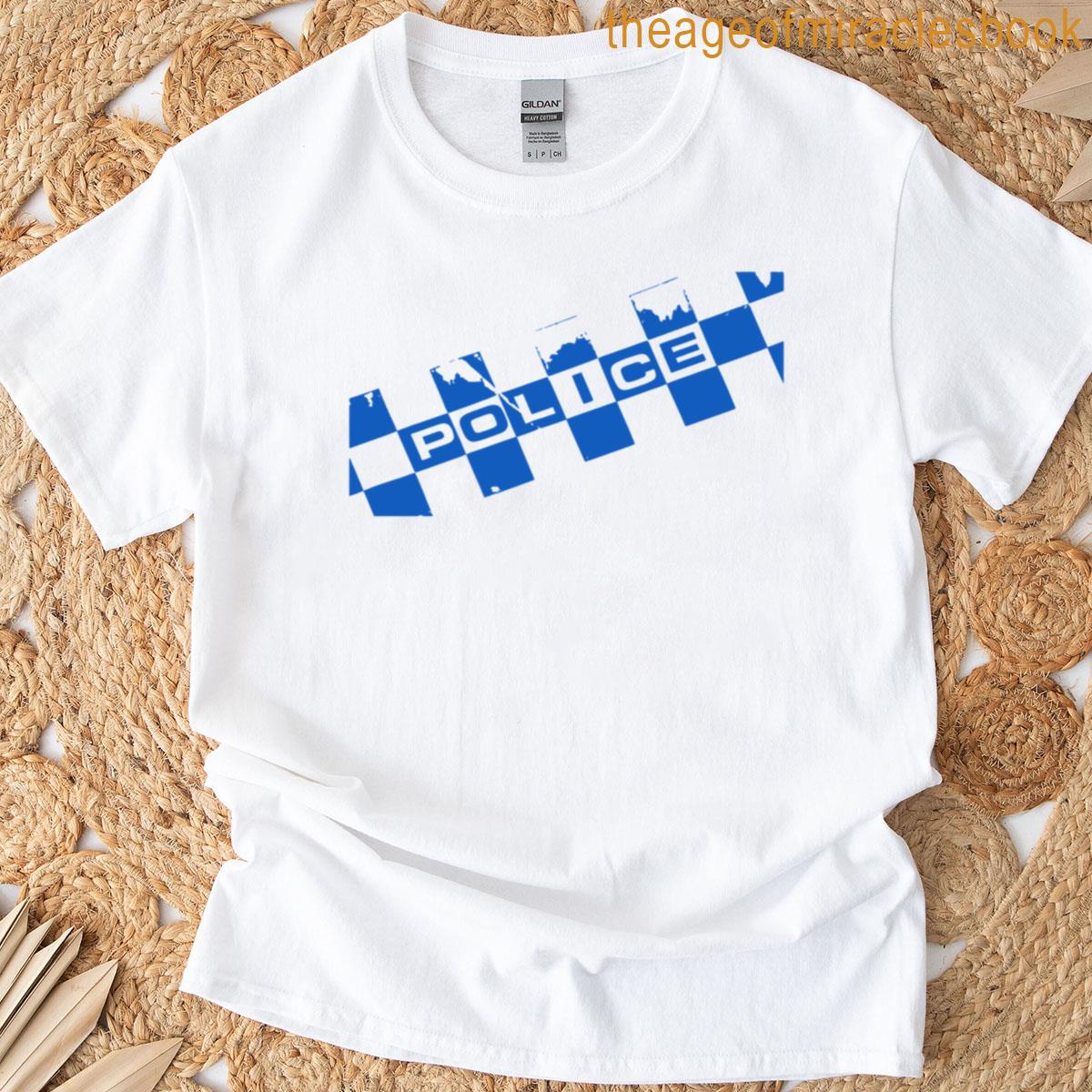 Checkered Police Tape T-shirt