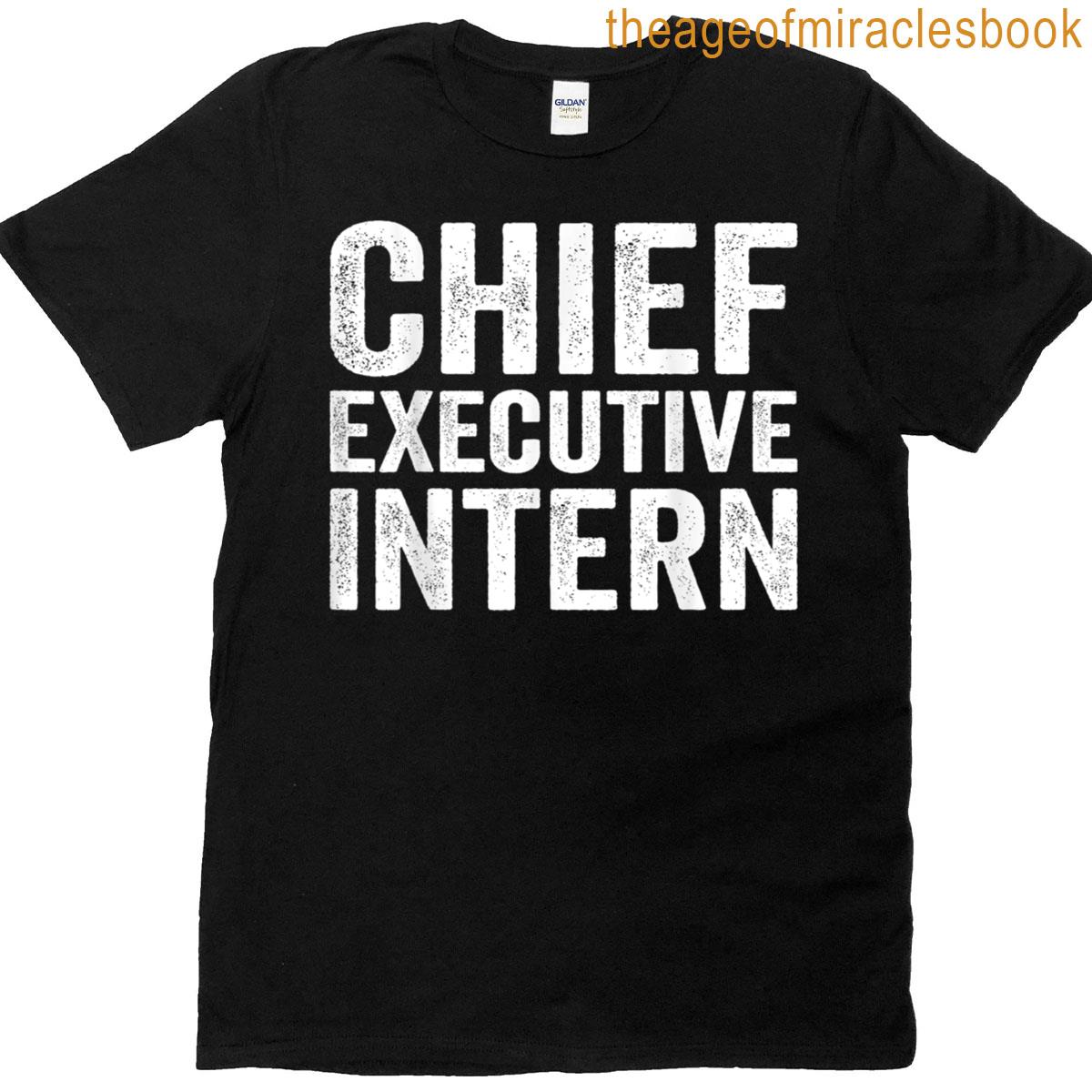 Chief Executive Intern Funny Intern Saying T-shirt