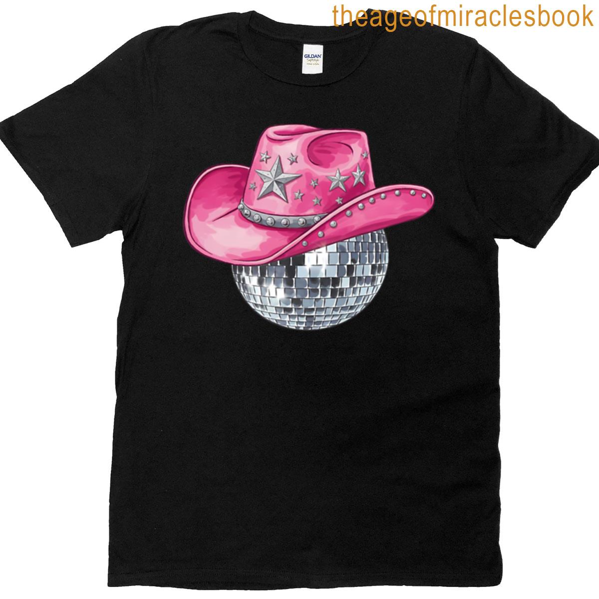 Harry Styles Inspired Cowboy Disco Ball T-shirt