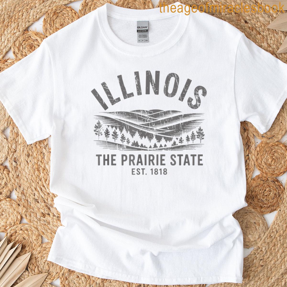 Illinois Vintage Mountains T-shirt