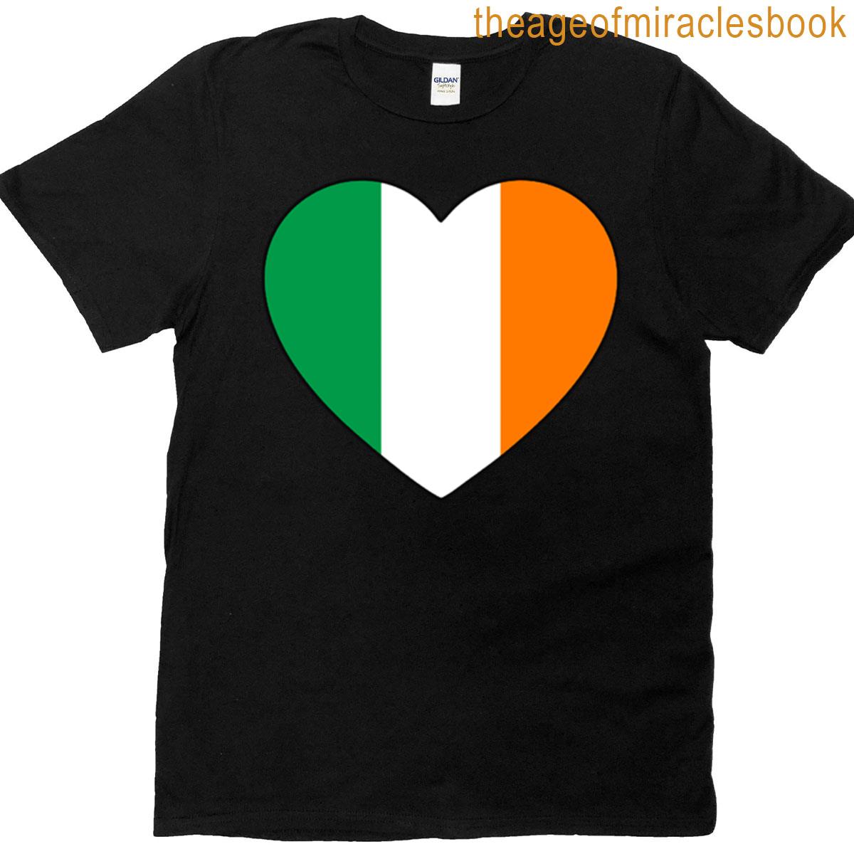 Ireland – Irish Flag Heart T-shirt
