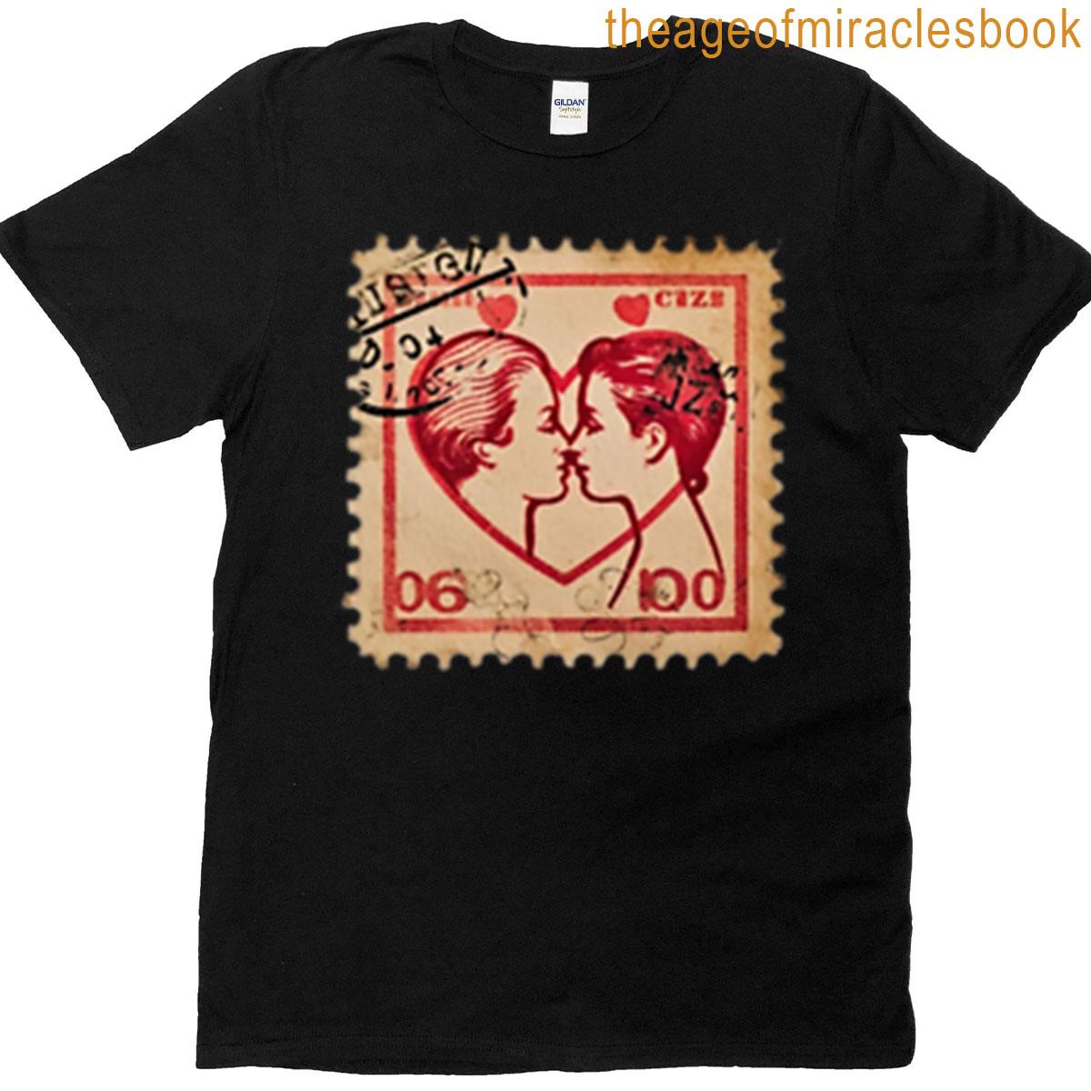 Love Postal Stamp T-shirt