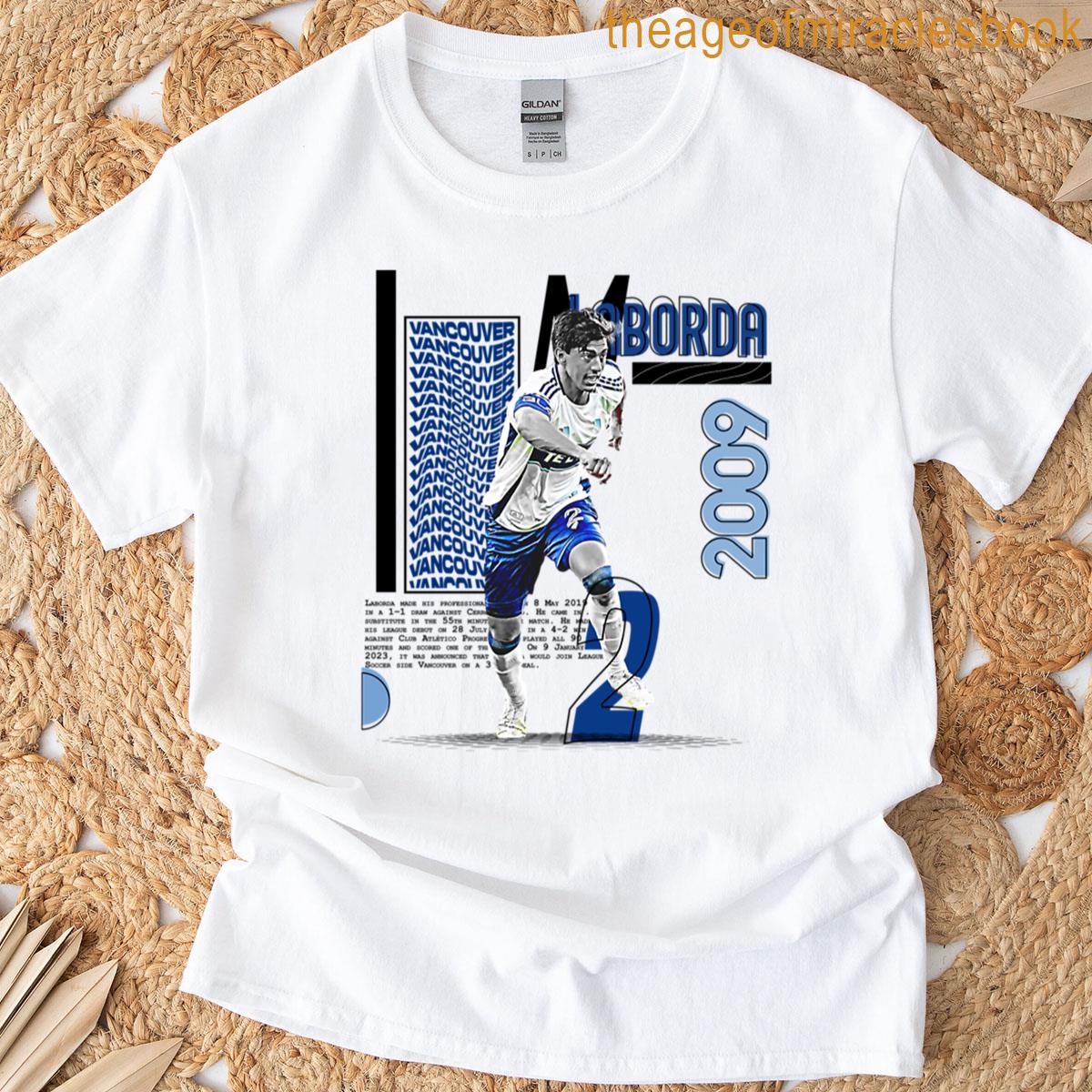 M Laborda Soccer Player Design T-shirt