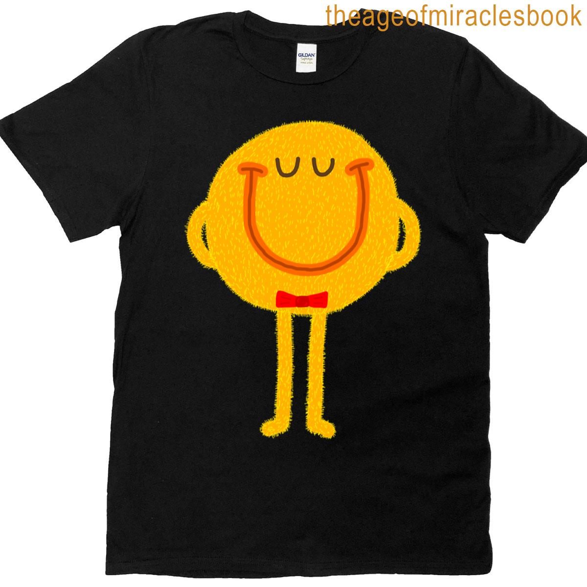 Mr Happy Smiling Face Character T-shirt
