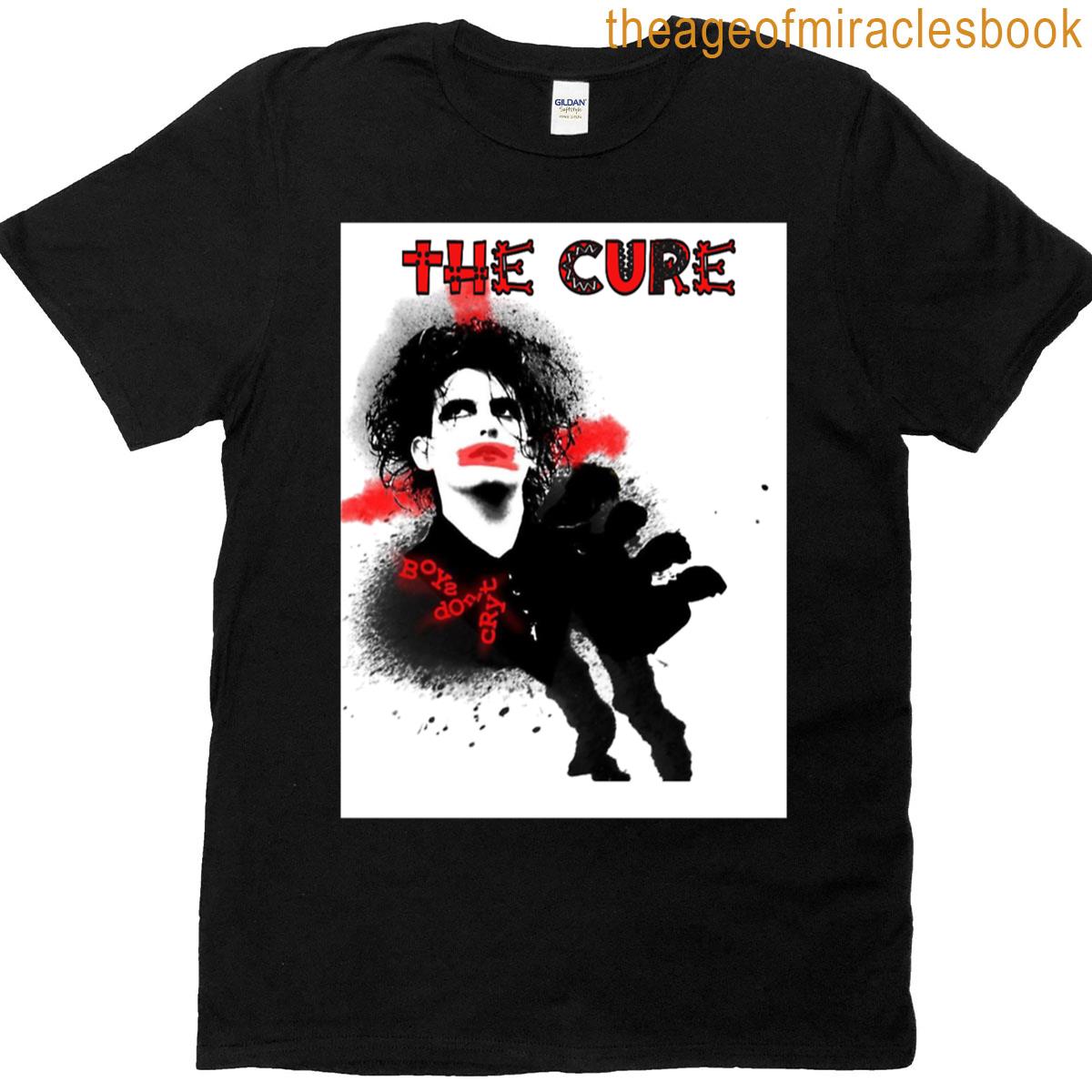 The Cure Robert Smith Lipstick Goth 80s T-shirt