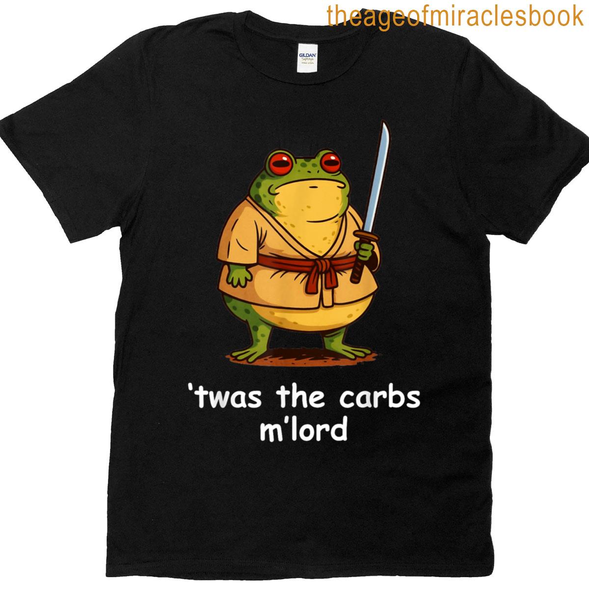 Twas The Carbs M Lord Frog T-shirt