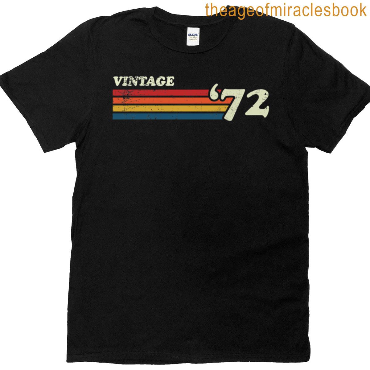 Vintage 72 Retro Stripes T-shirt