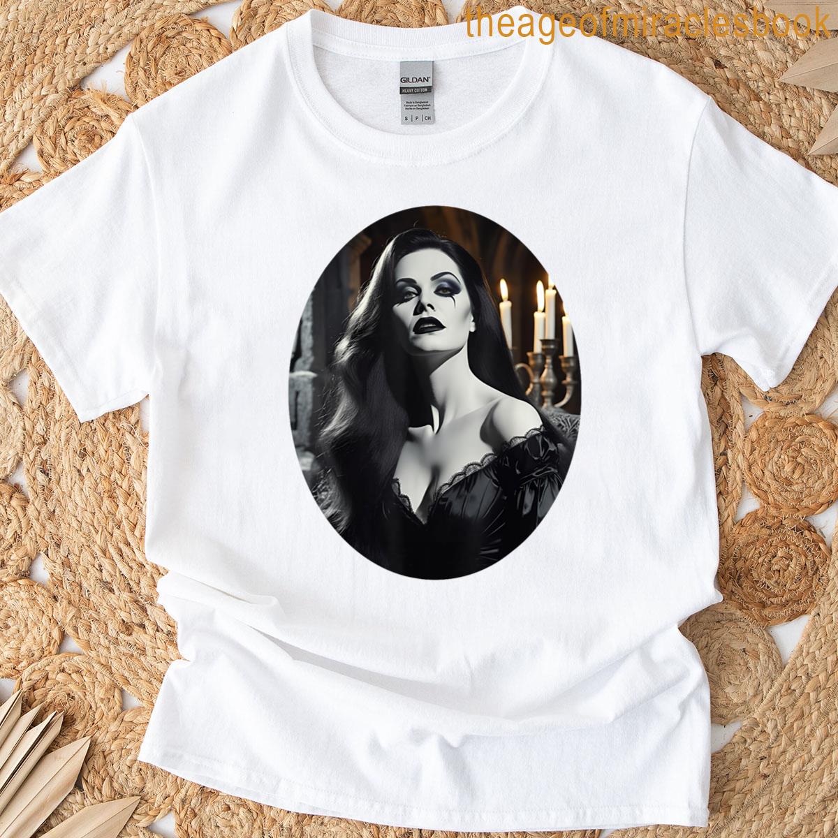 Vintage Gothic Lady Vampire T-shirt