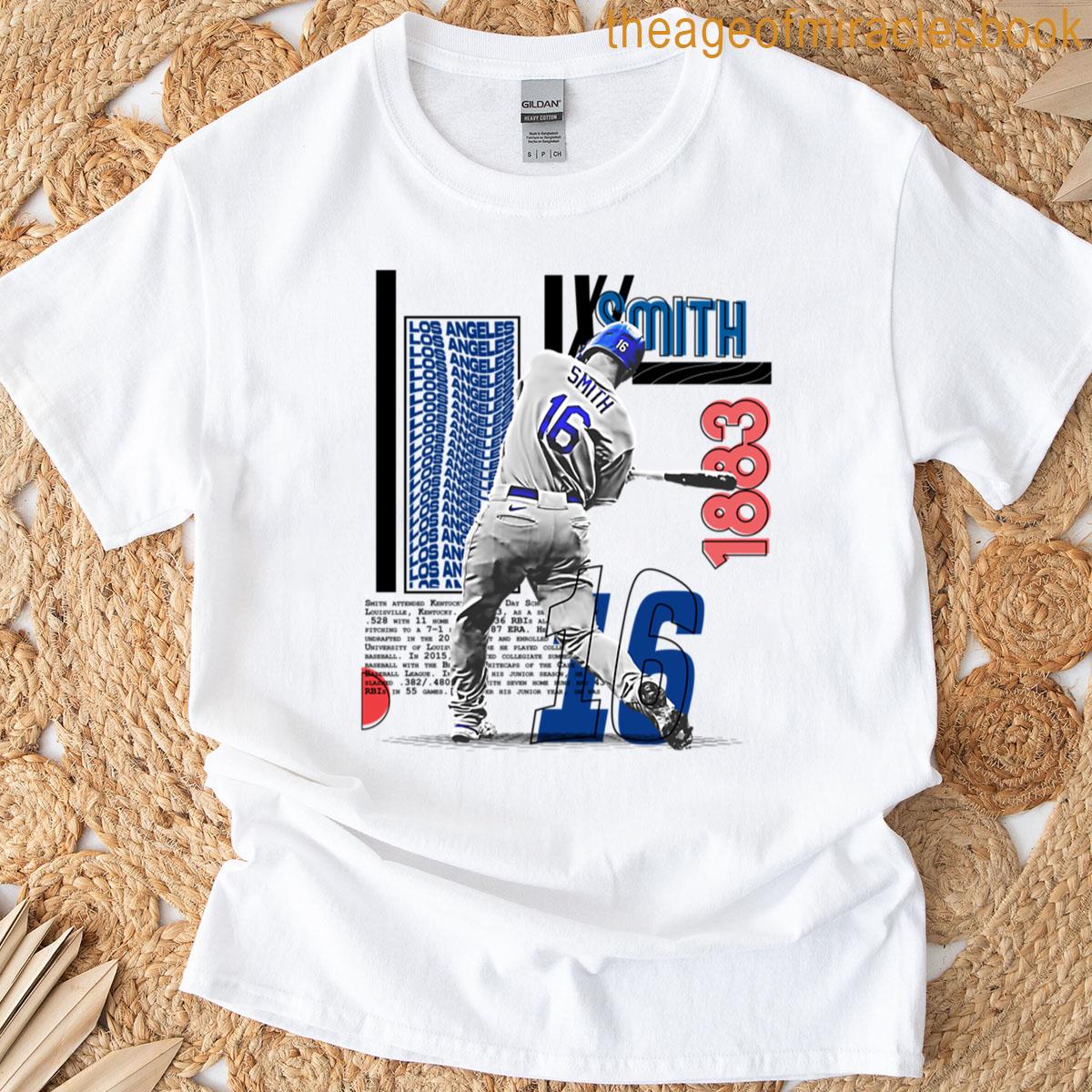 W Smith Baseball Player Design T-shirt