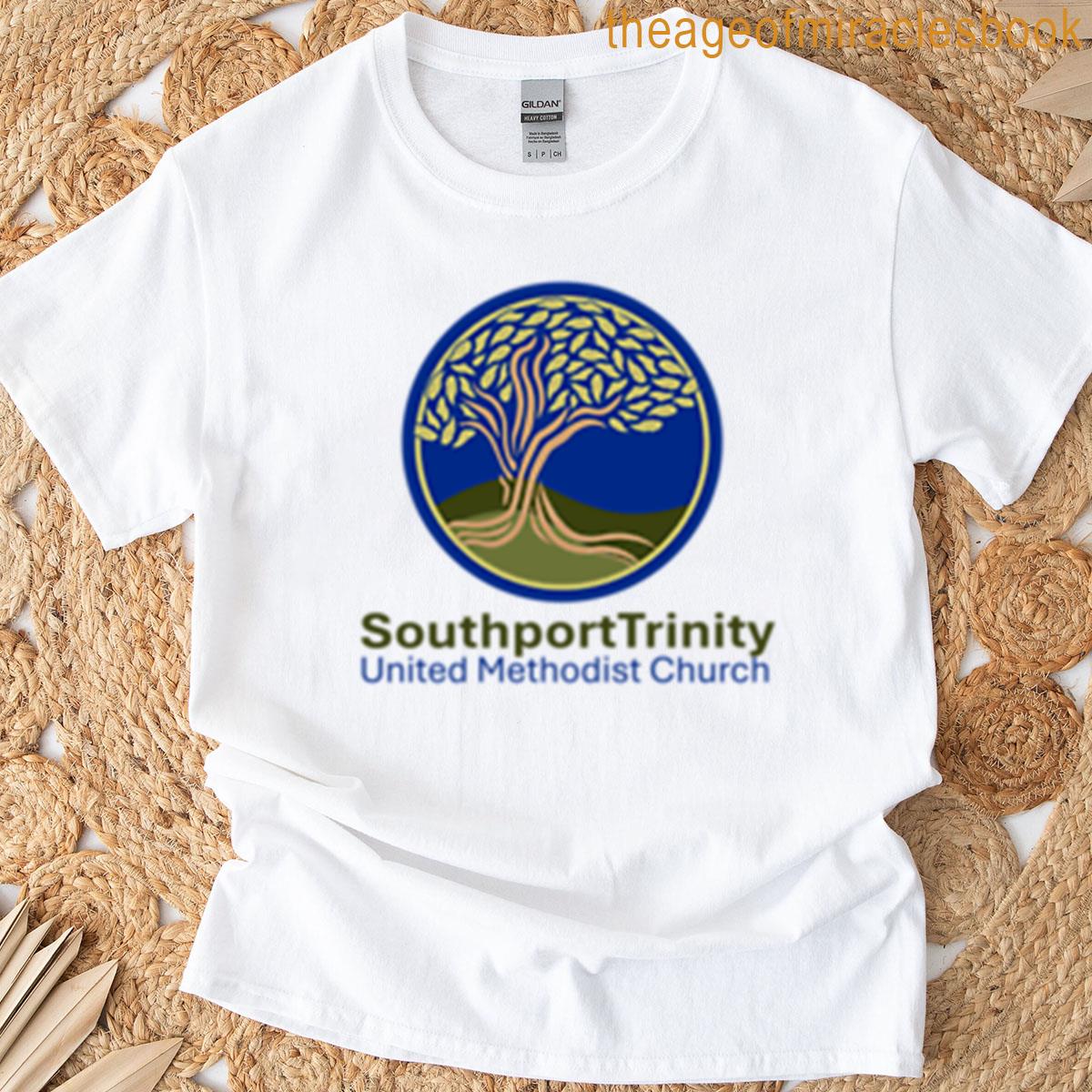 Color Tree With Logo Below Small For Light Colored Apparel T-shirt