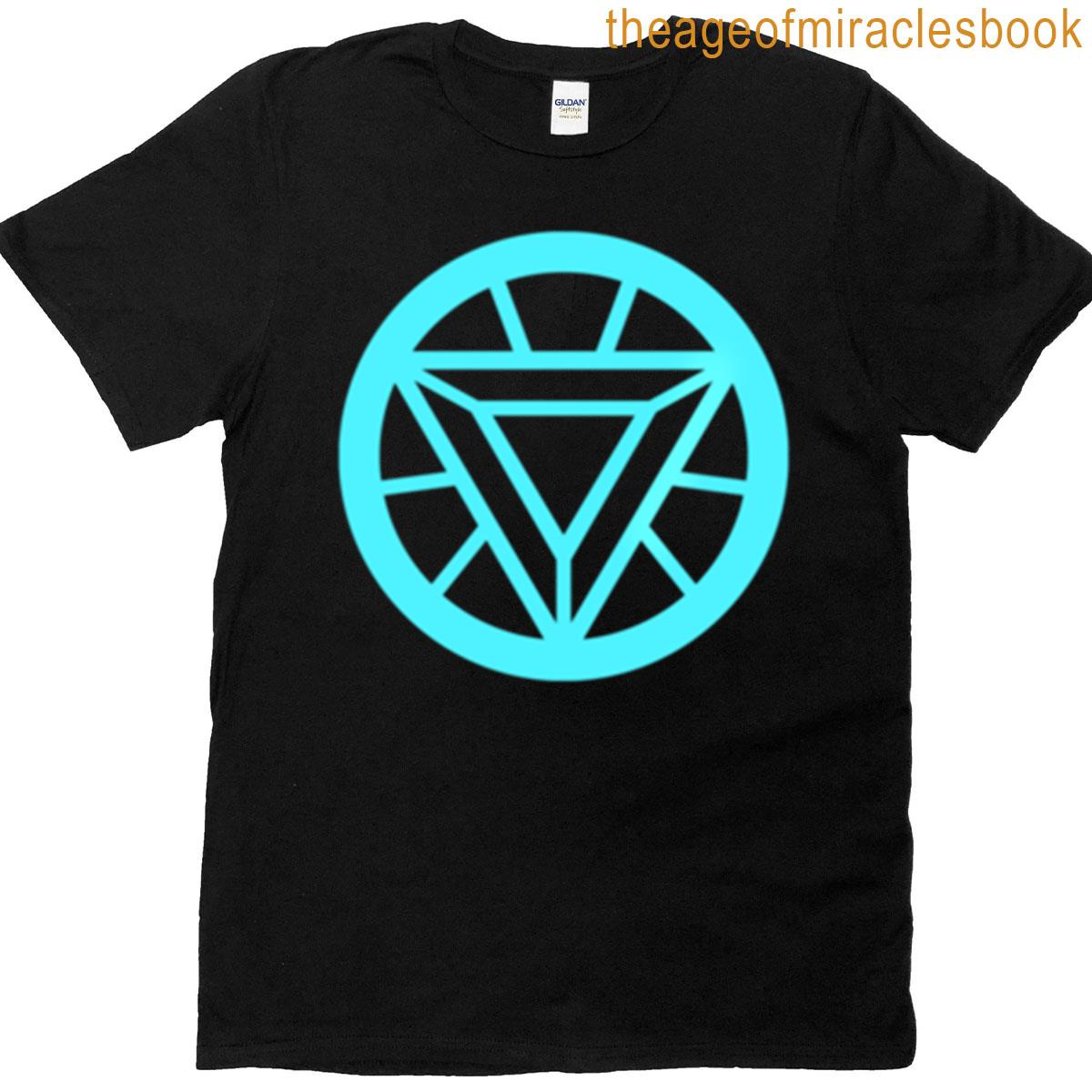 Iron Man Dots Blue T-shirt