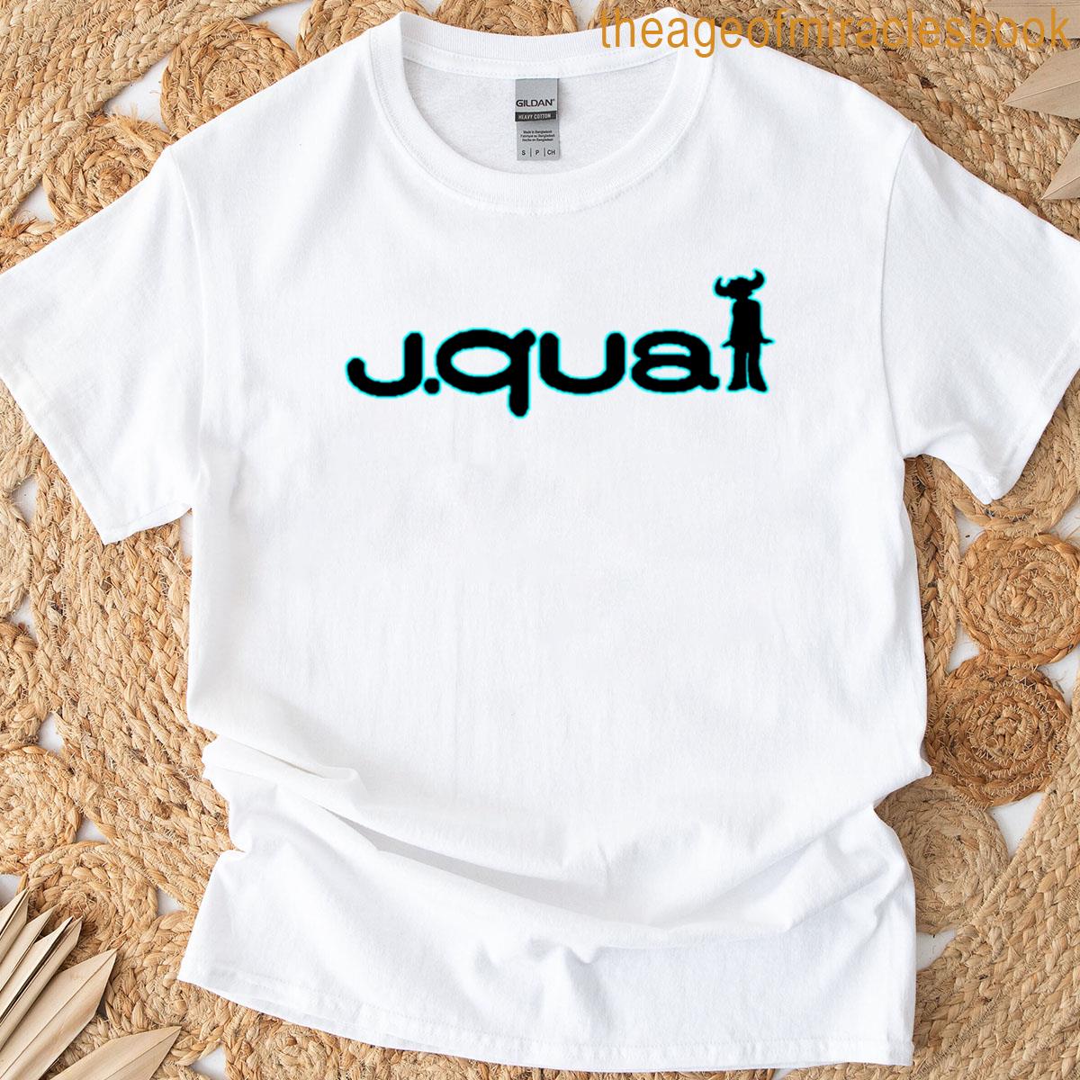 Jquai Word Black Blue T-shirt