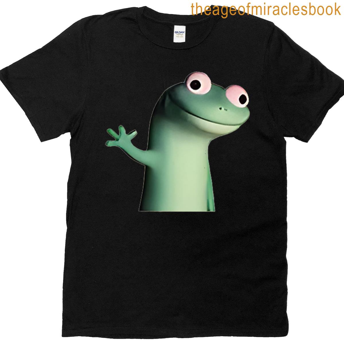 Lizard Lizard Lizard Funny Weirdcore Animal Meme 2 Sided T-shirt