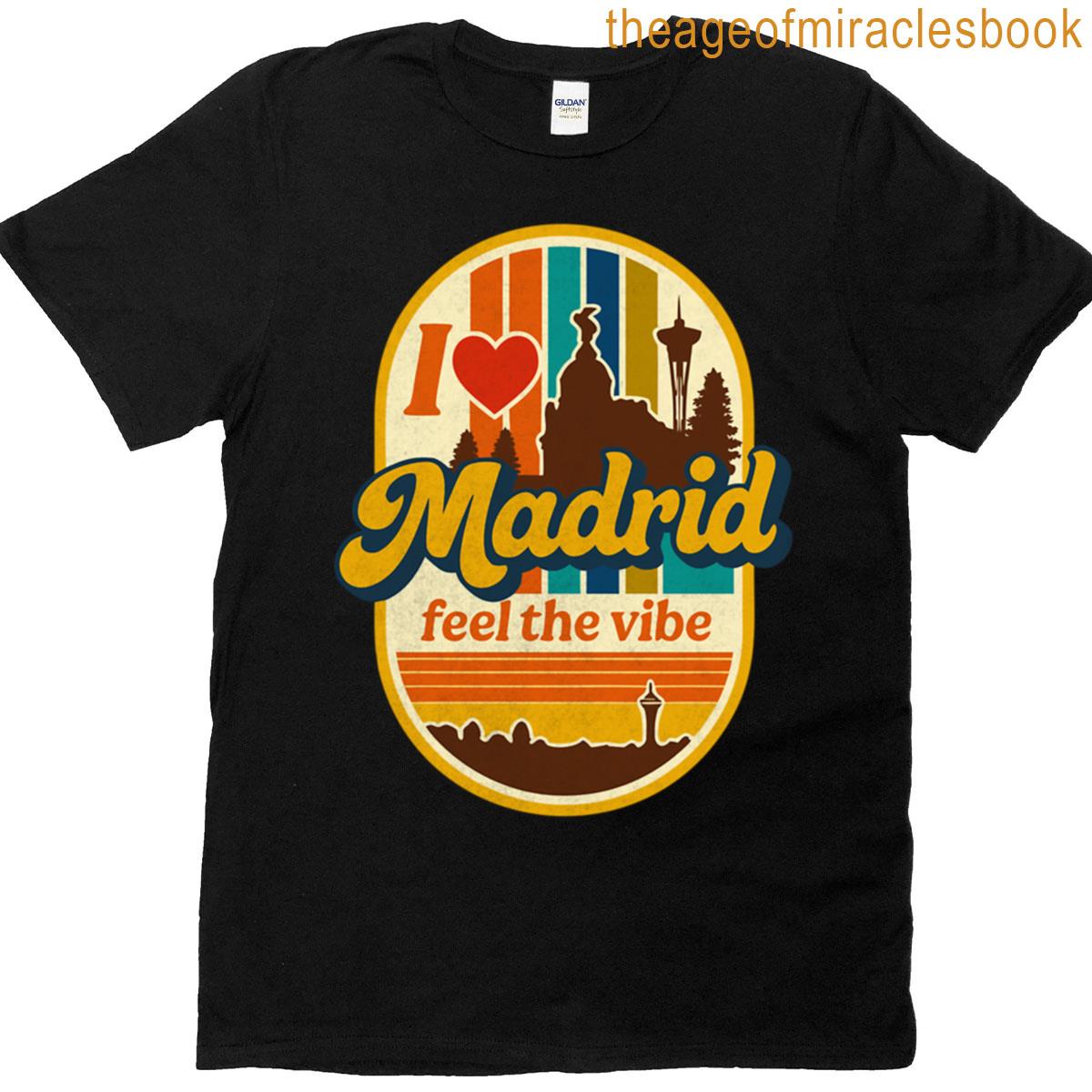 Madrid The Capital Heart T-shirt