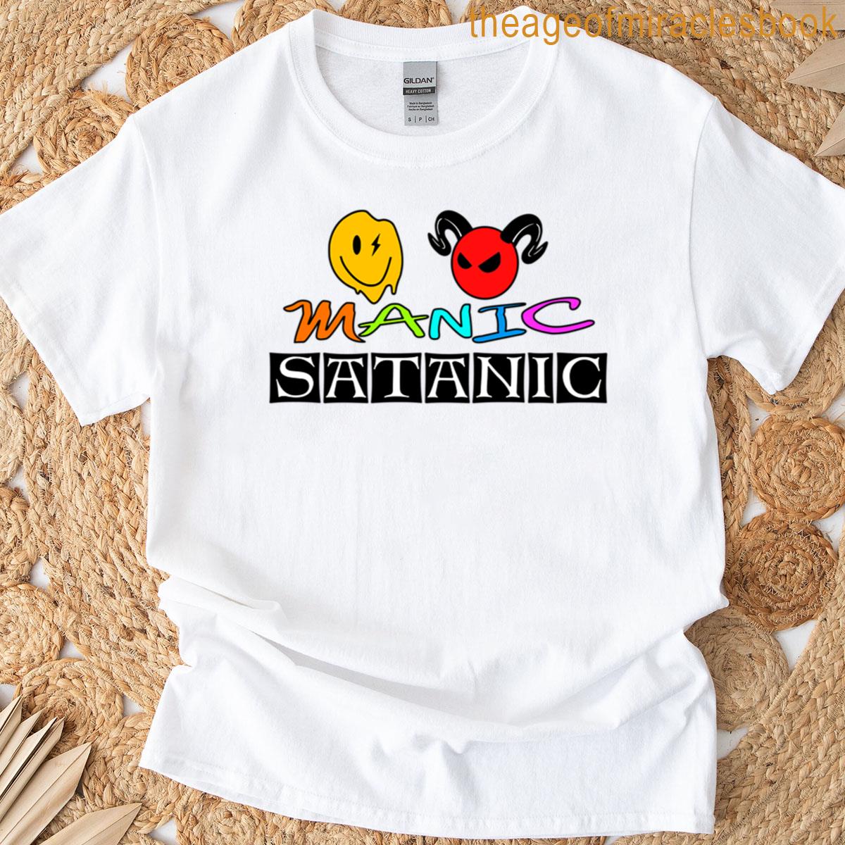 Manic Satanic Full Logo Oversized T-shirt