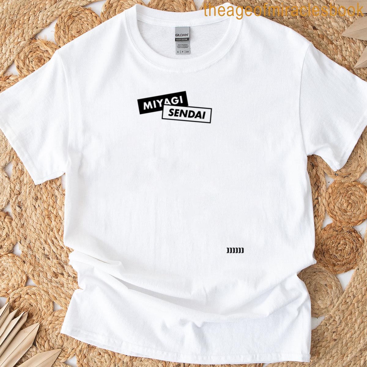 Miyagi Sendai Boxlogo Black T-shirt