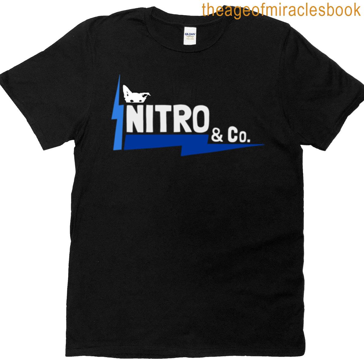 Nitro And Company White Logo T-shirt