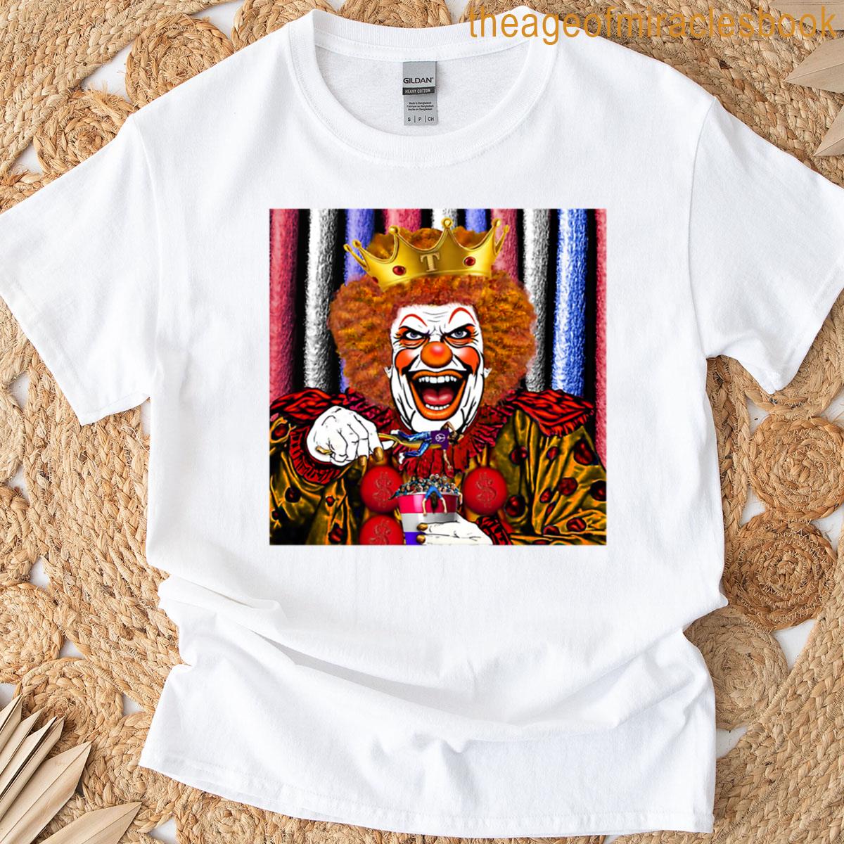 Orange Clown King Oversized T-shirt