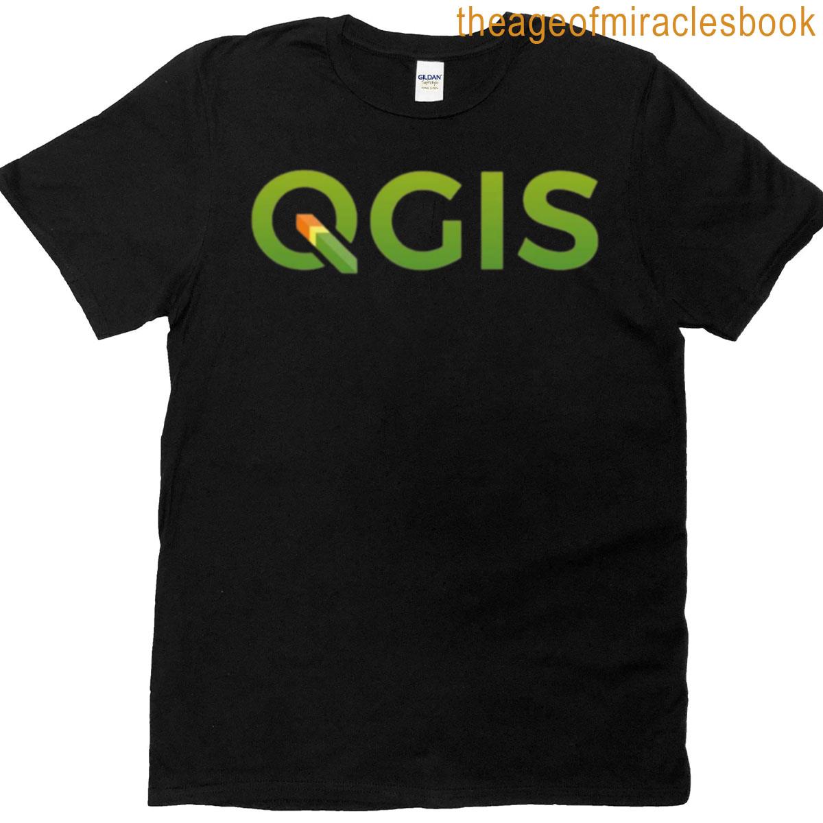 Qgis Logo Oversized T-shirt