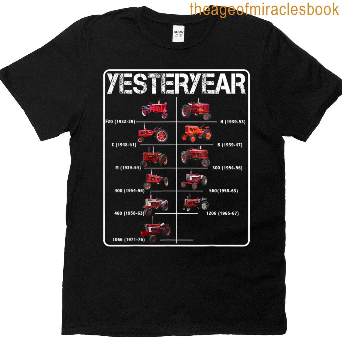 Retro Red Tractor Yesteryear Vintage T-shirt