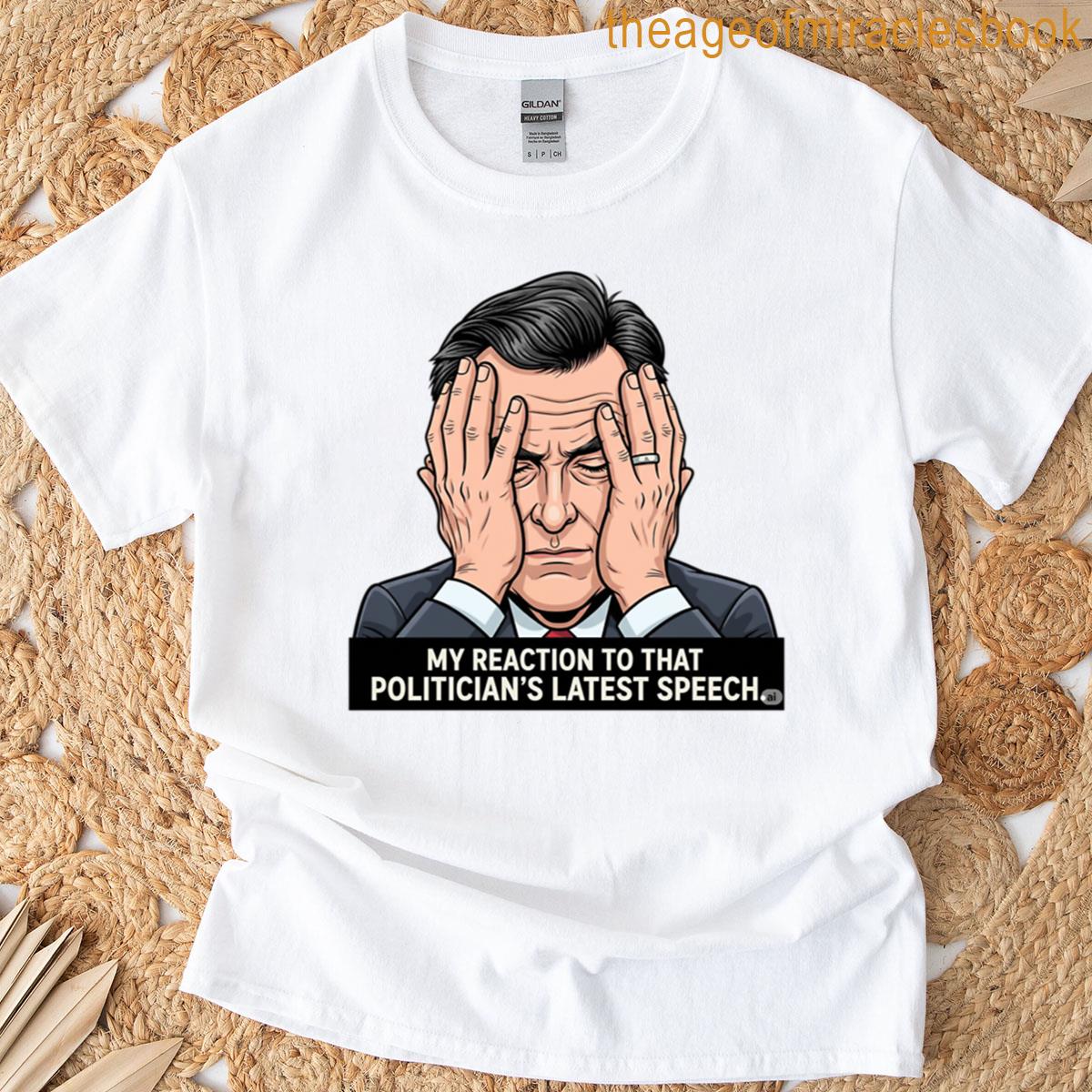 Stephen Colbert Politicians Speech Sticker T-shirt