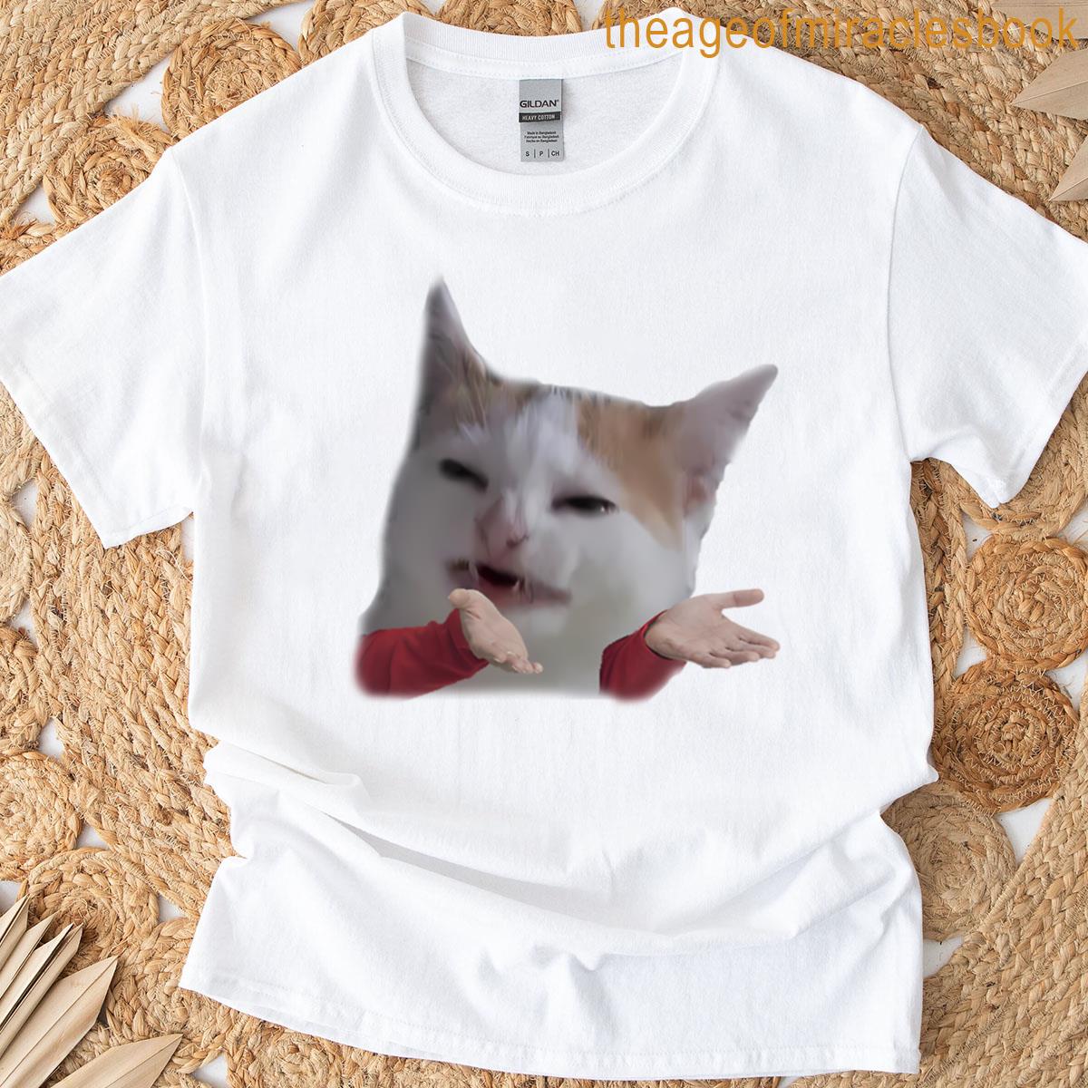 Wtf Confused Cat – Cute Cat Logo T-shirt