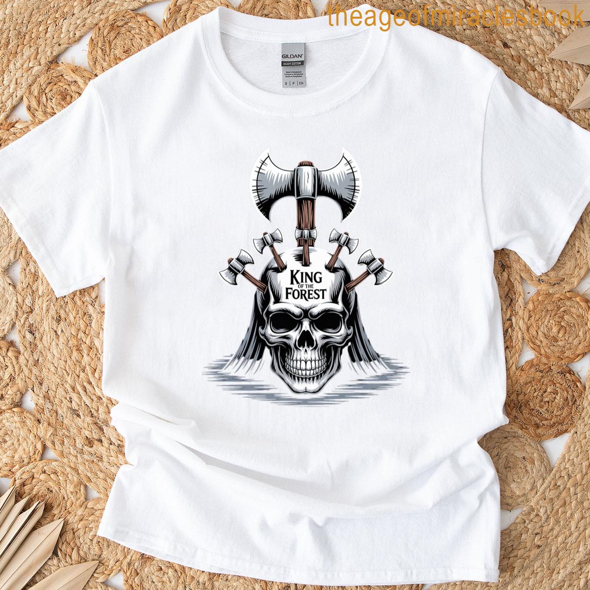 Axe Crown Skull T-shirt