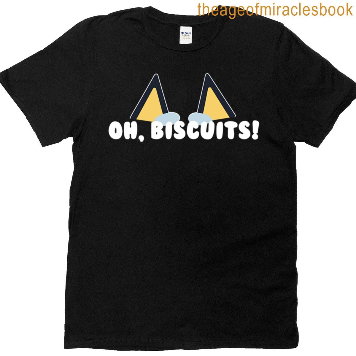 Biscuits Mum Dad Cartoon T-shirt