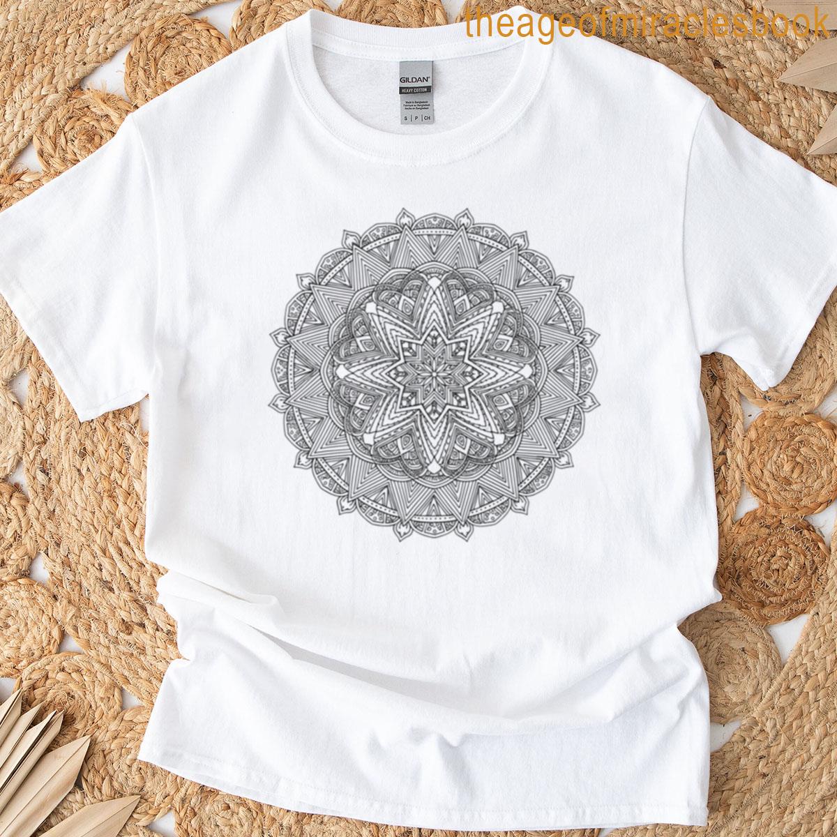 Coloring Book Day Mindful Mandala T-shirt