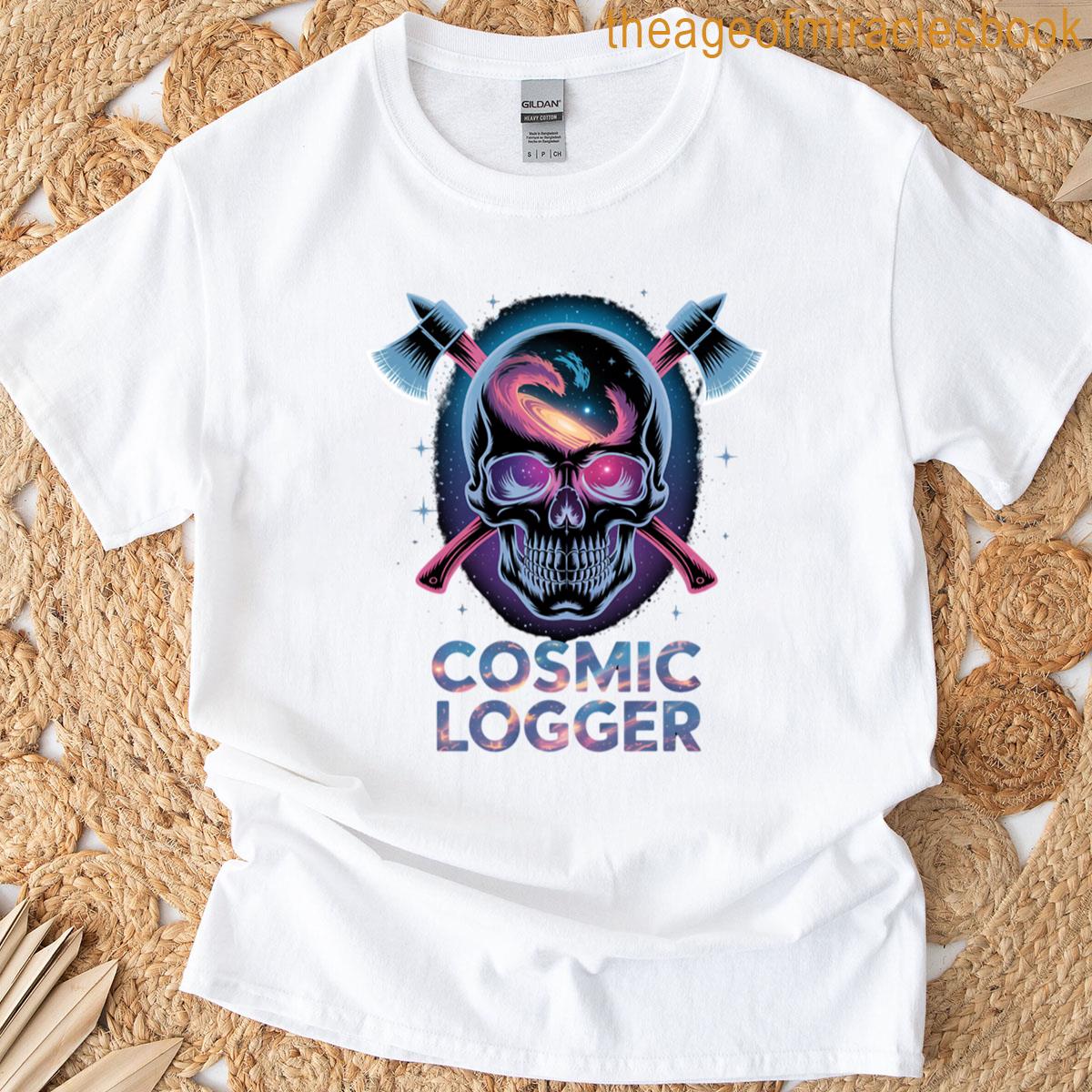Cosmic Space Skull T-shirt