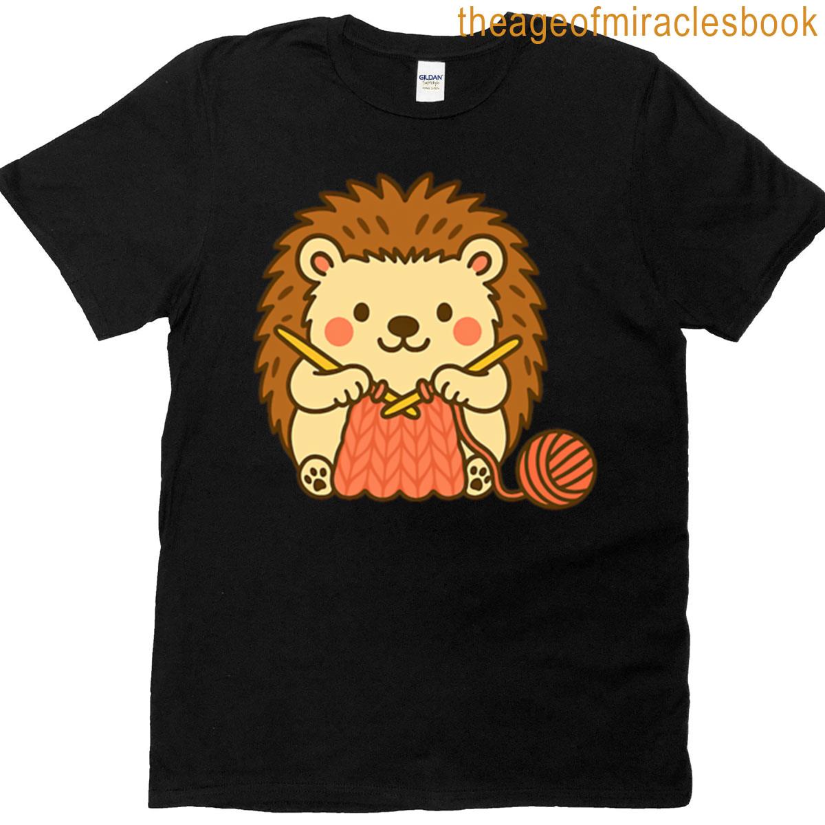 Cute Hedgehog Knits T-shirt