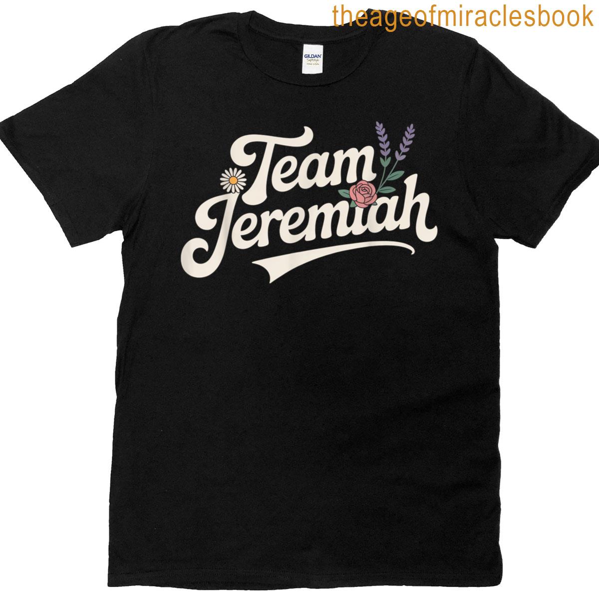 Floral Team Jeremiah T-shirt