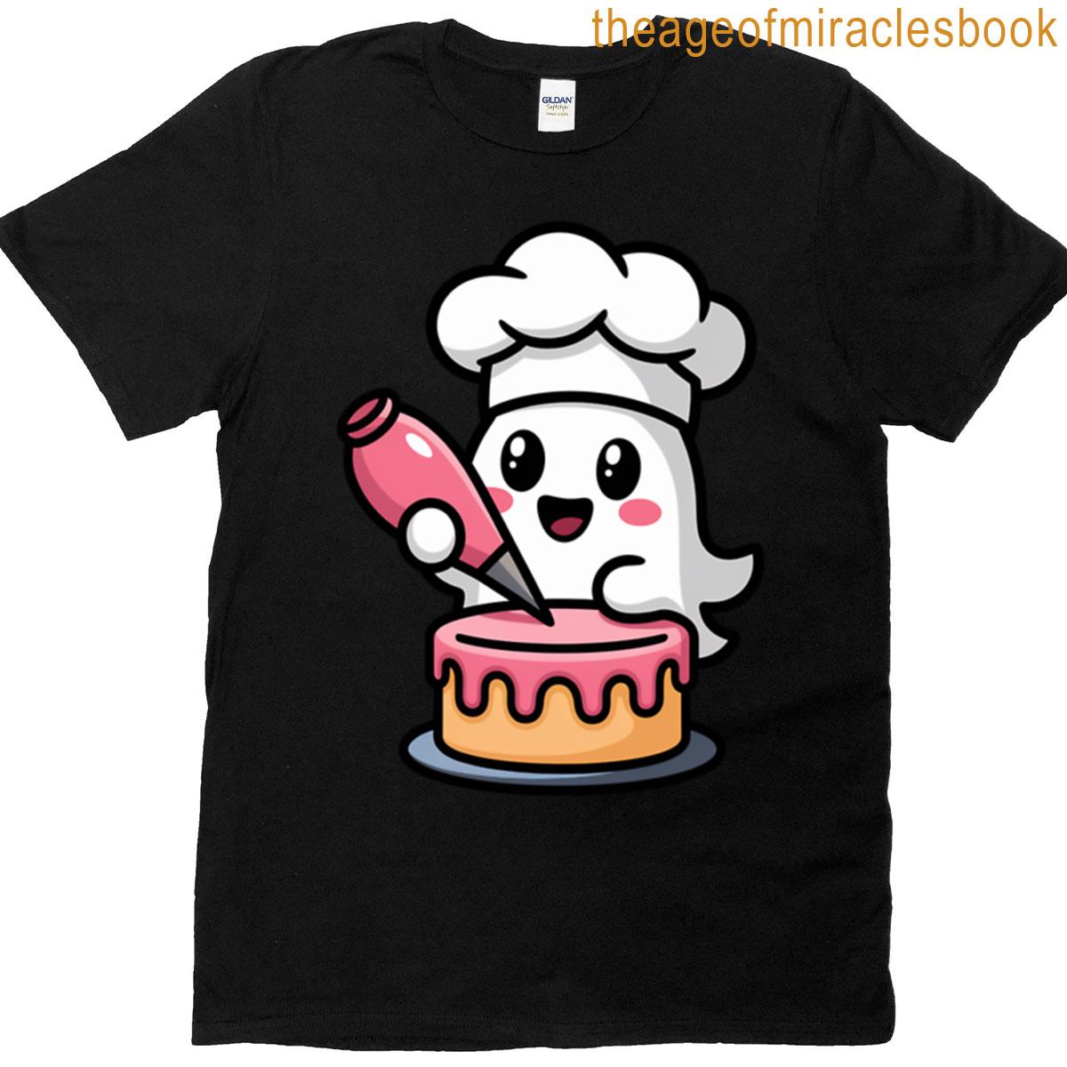 Haunted Hobbies Baking Ghost T-shirt