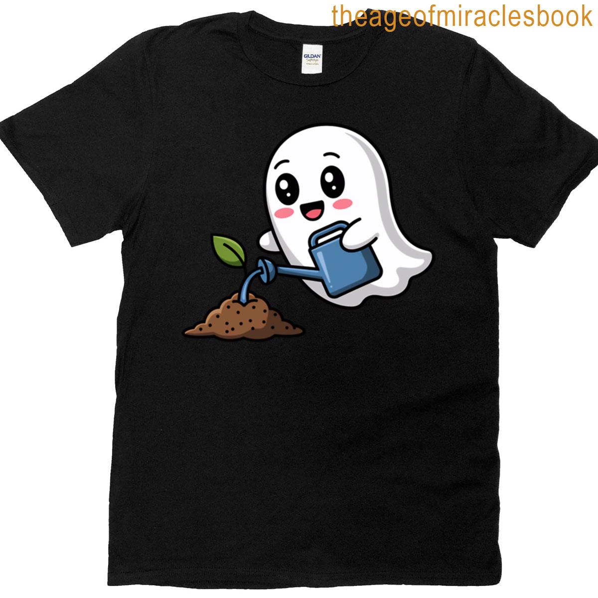 Haunted Hobbies Gardening Ghost T-shirt