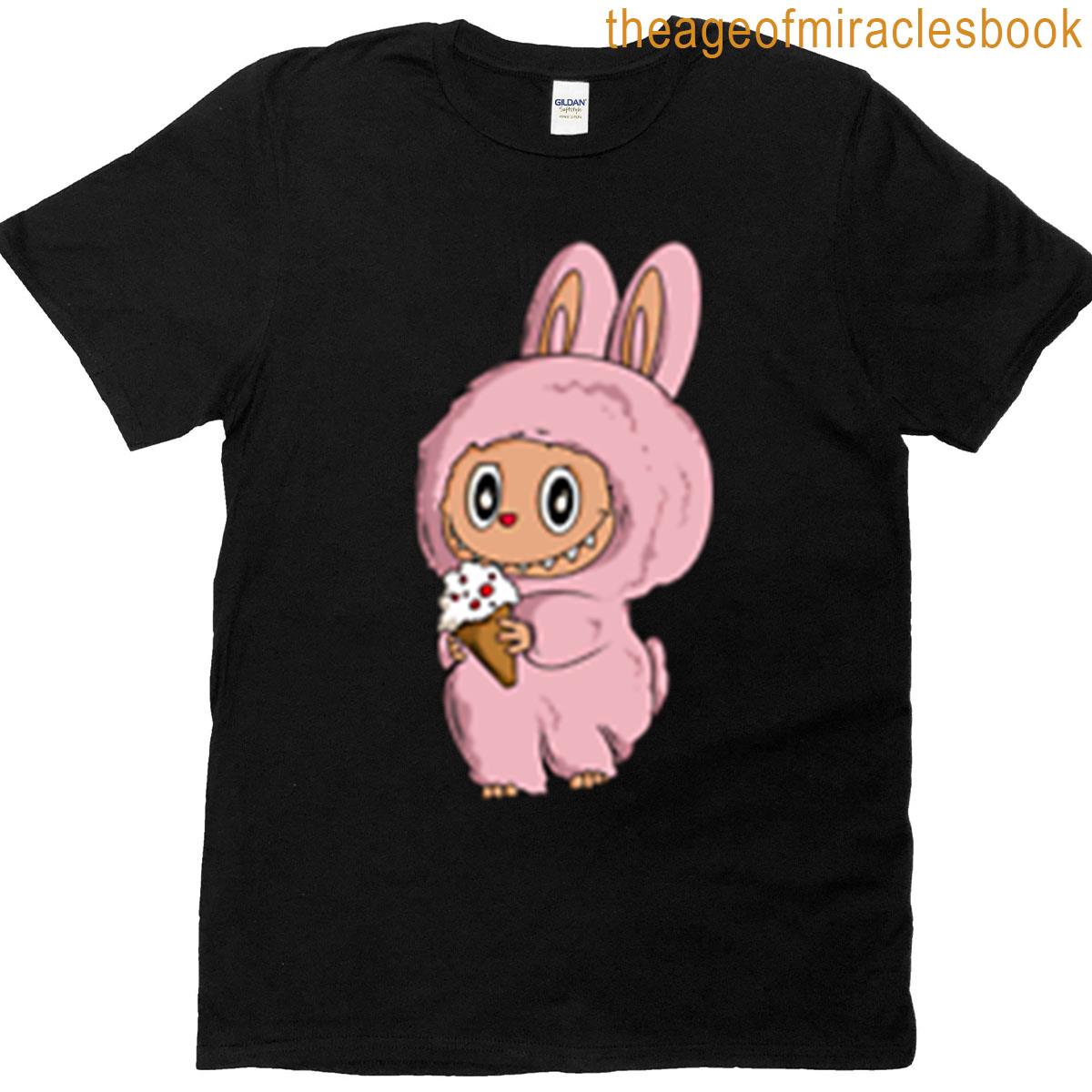 Labubu Eating Ice Cream T-shirt