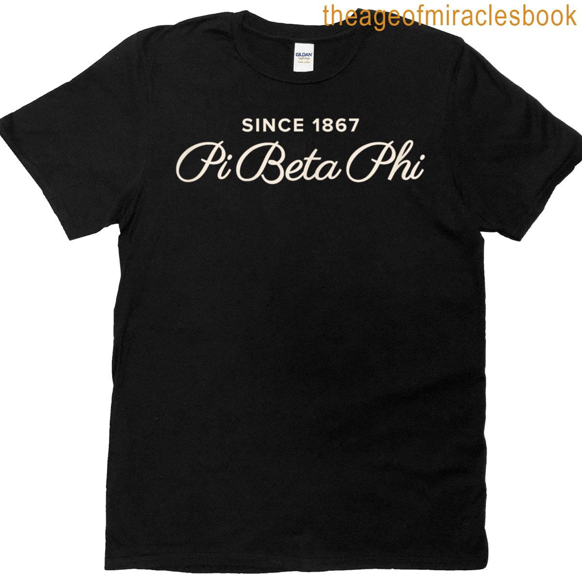 Pi Beta Phi Officially Licensed Cursive Script T-shirt