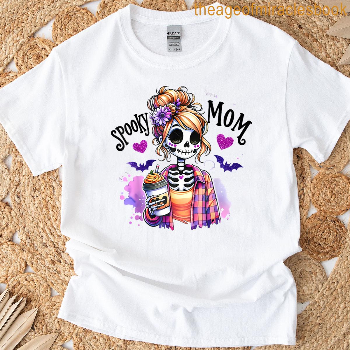 Skeleton Coffee Mom Life T-shirt