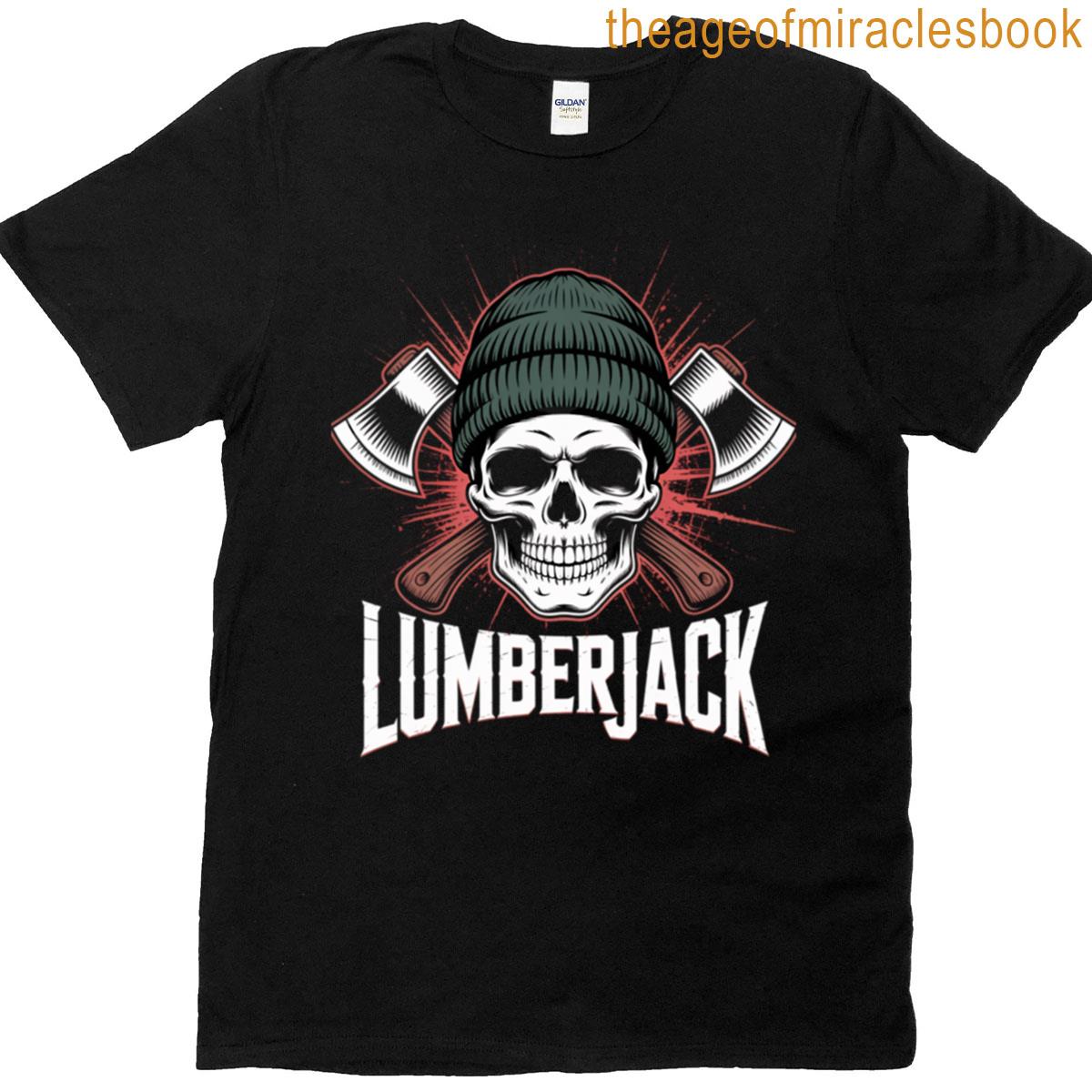 Skull Lumberjack Grunge T-shirt