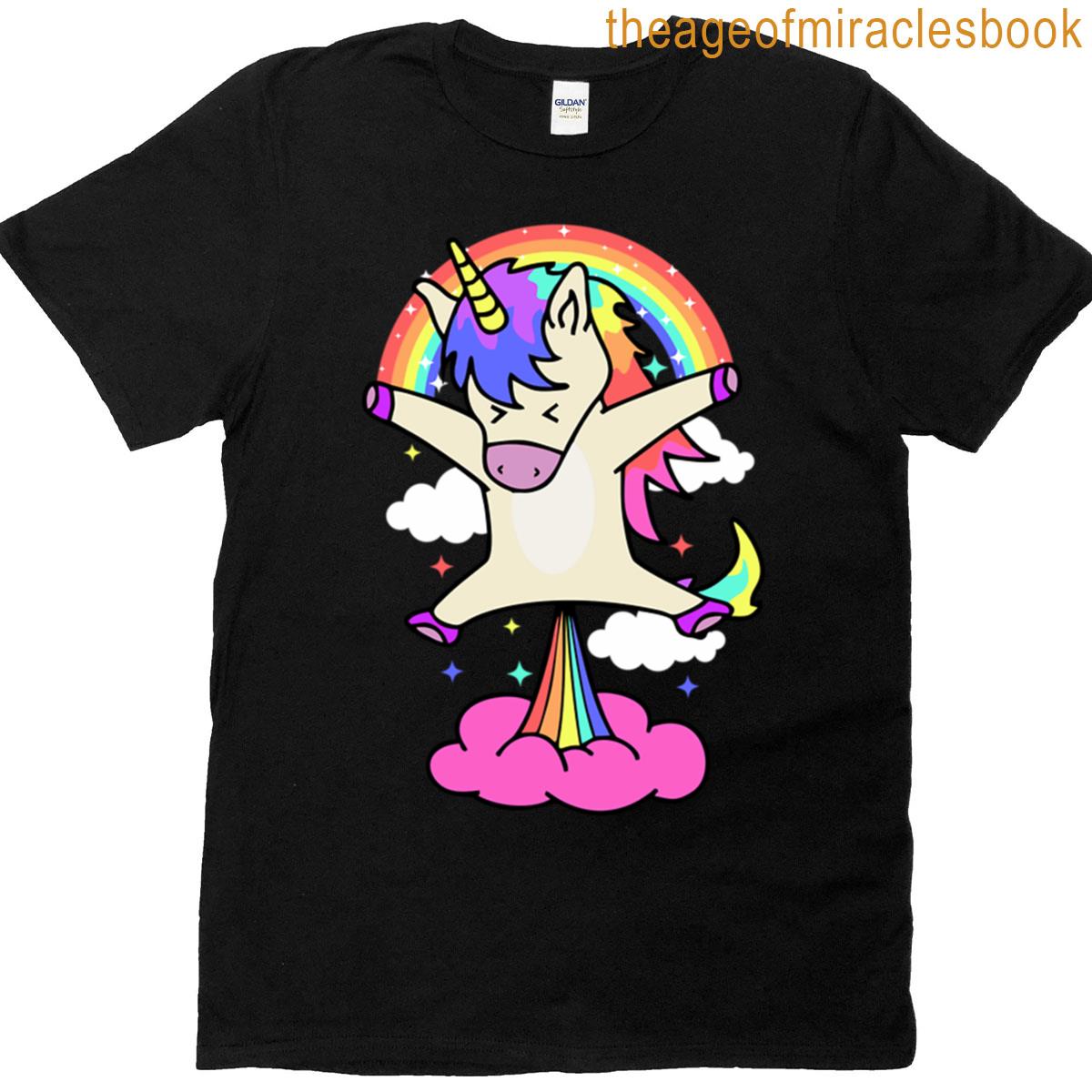 Unicorn Fart Rainbow T-shirt