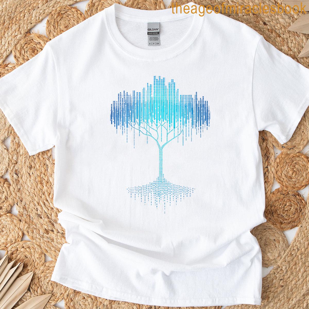 Womens Binary Tree Computer Programmer Software Developer Coder T-shirt
