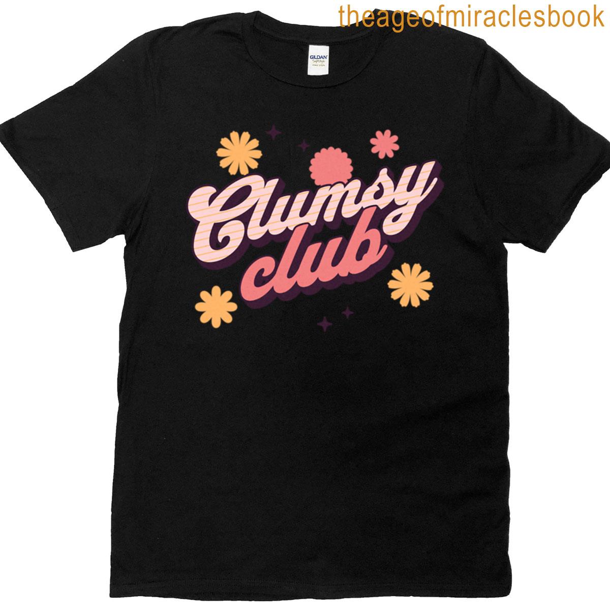 Clumsy Club Typography Morcaworks T-shirt