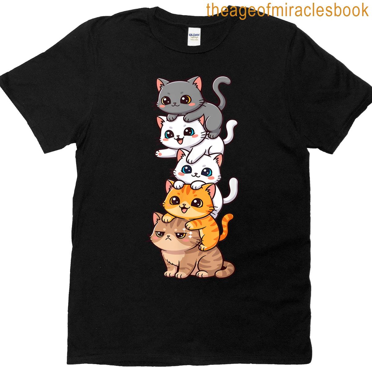 Cute Cats Funny Kawaii Kitty T-shirt