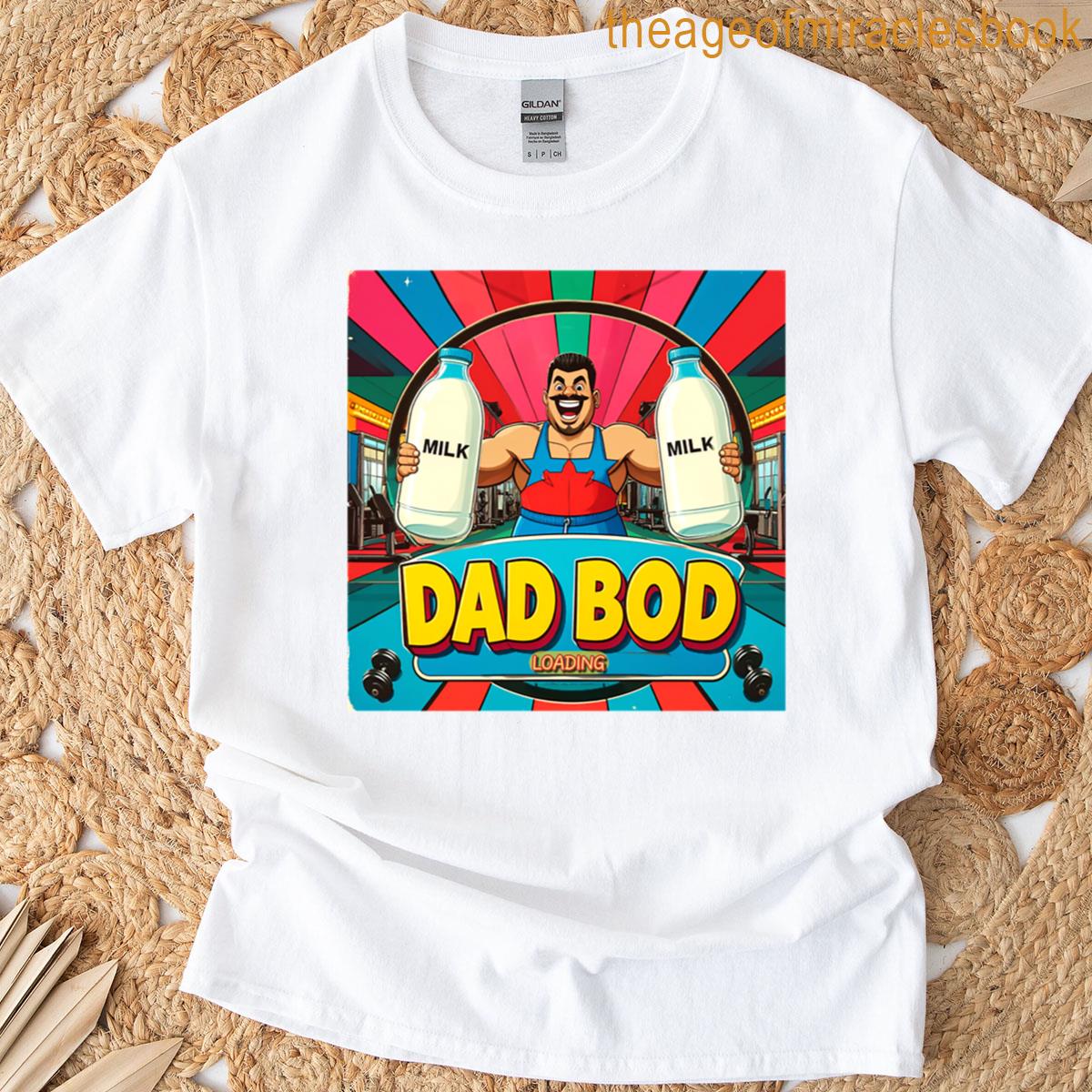Dad Bod Loading Retro Fitness Fail Tee T-shirt